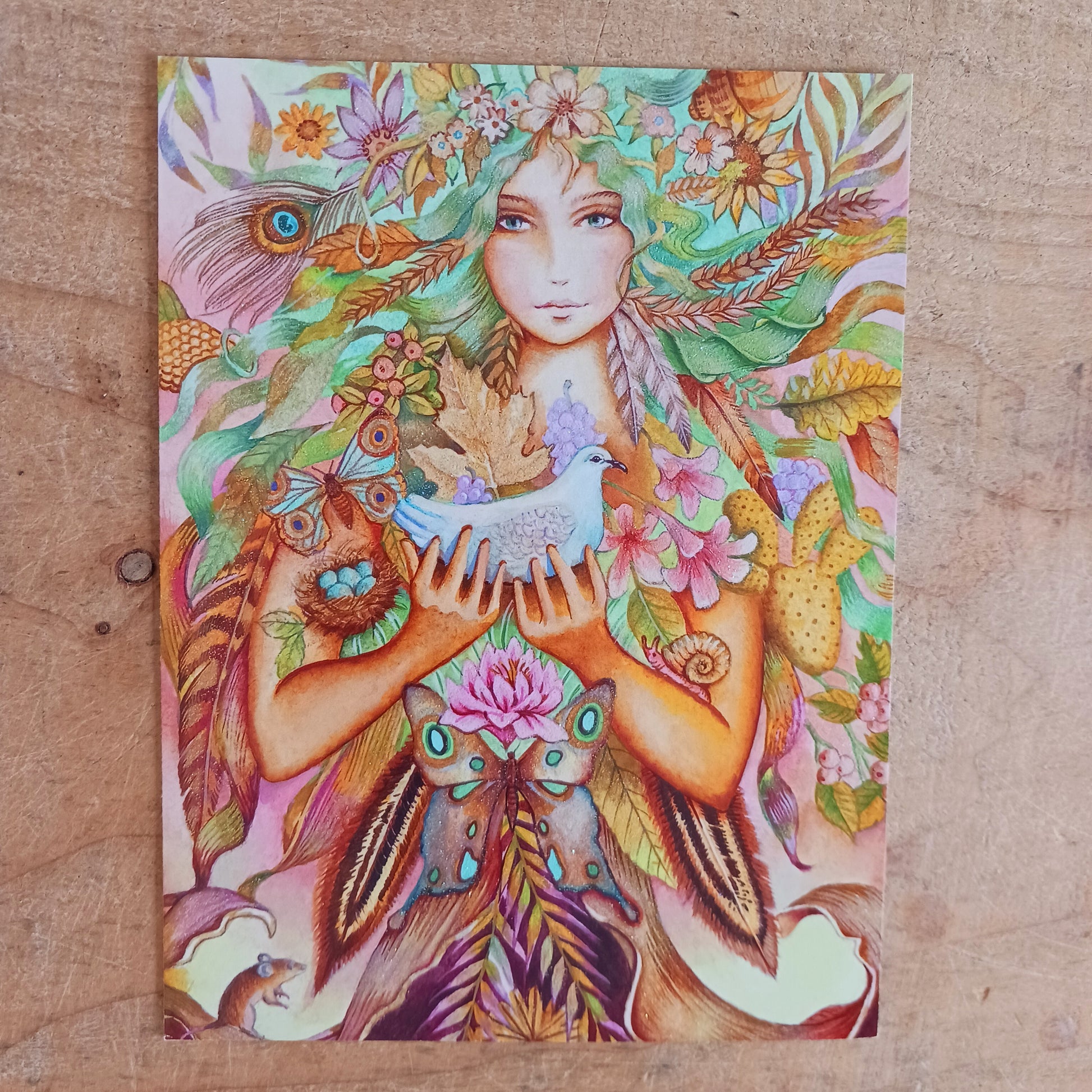 Very pretty Birthday card for friends, family or someone special.