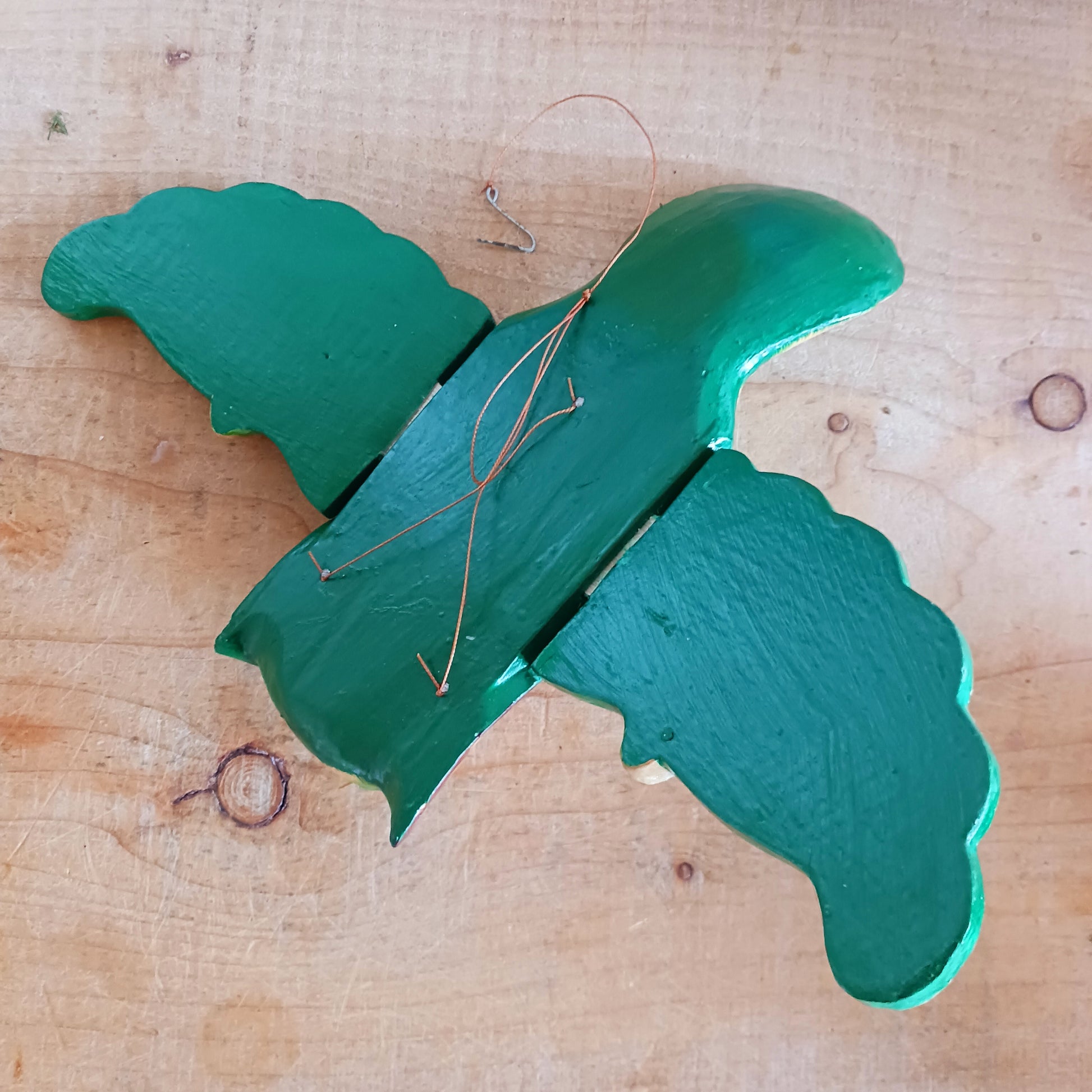 Bring a sense of peace and wonder to your space with this Hand-Carved Wooden Flying Owl Mobile. Each piece is lovingly crafted from natural wood, featuring a beautifully detailed owl with outstretched wings in graceful flight. Suspended from a delicate string, the owl moves gently with the breeze, creating a calming, soothing motion.