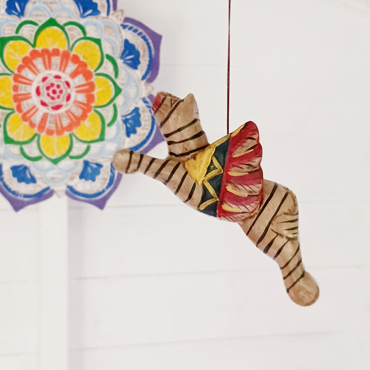 Add a touch of magic and personality to your space with the Flying Cat Hanger! Each piece is lovingly hand-painted, featuring a charming cat soaring through the air with playful style. Perfect for children's bedrooms, entryways, or creative spaces, this whimsical hanger brings joy and a splash of colour to any wall.