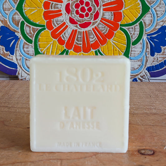 Experience the timeless tradition of French soap-making with our Natural Marseille Donkey Milk Soap. Handcrafted without palm oil, this gentle soap is enriched with soothing donkey milk and nourishing oils—olive, coconut, and sweet almond—to leave your skin soft, hydrated, and refreshed. Perfect for both sensitive and normal skin types.