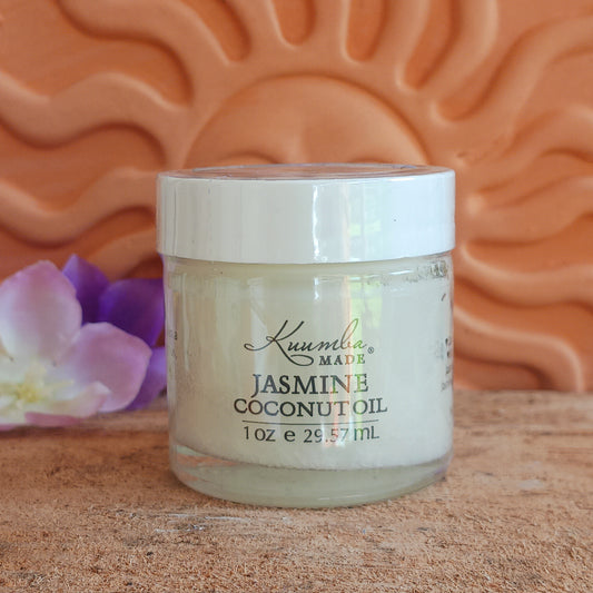 This Jasmine Coconut Oil is rich in antioxidants and gives the skin a vibrant, youthful glow. Use as a multipurpose moisturiser to revitalise dry skin and as a nourishing treatment mask for radiant, shining hair. Put a spoonful into a hot bath for a relaxing bathing experience. It can also be used as an intimacy-enhancing massage oil.