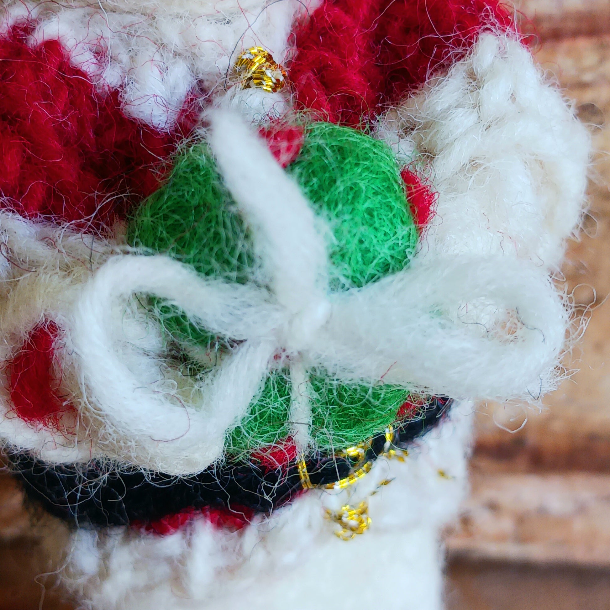 Meet our endearing little Christmas mice, dressed in vibrant Santa knitwear, donning a classic Santa outfit ready to spread festive cheer. Each ornament is lovingly handcrafted, capturing the magic and childlike wonder of the holiday season.