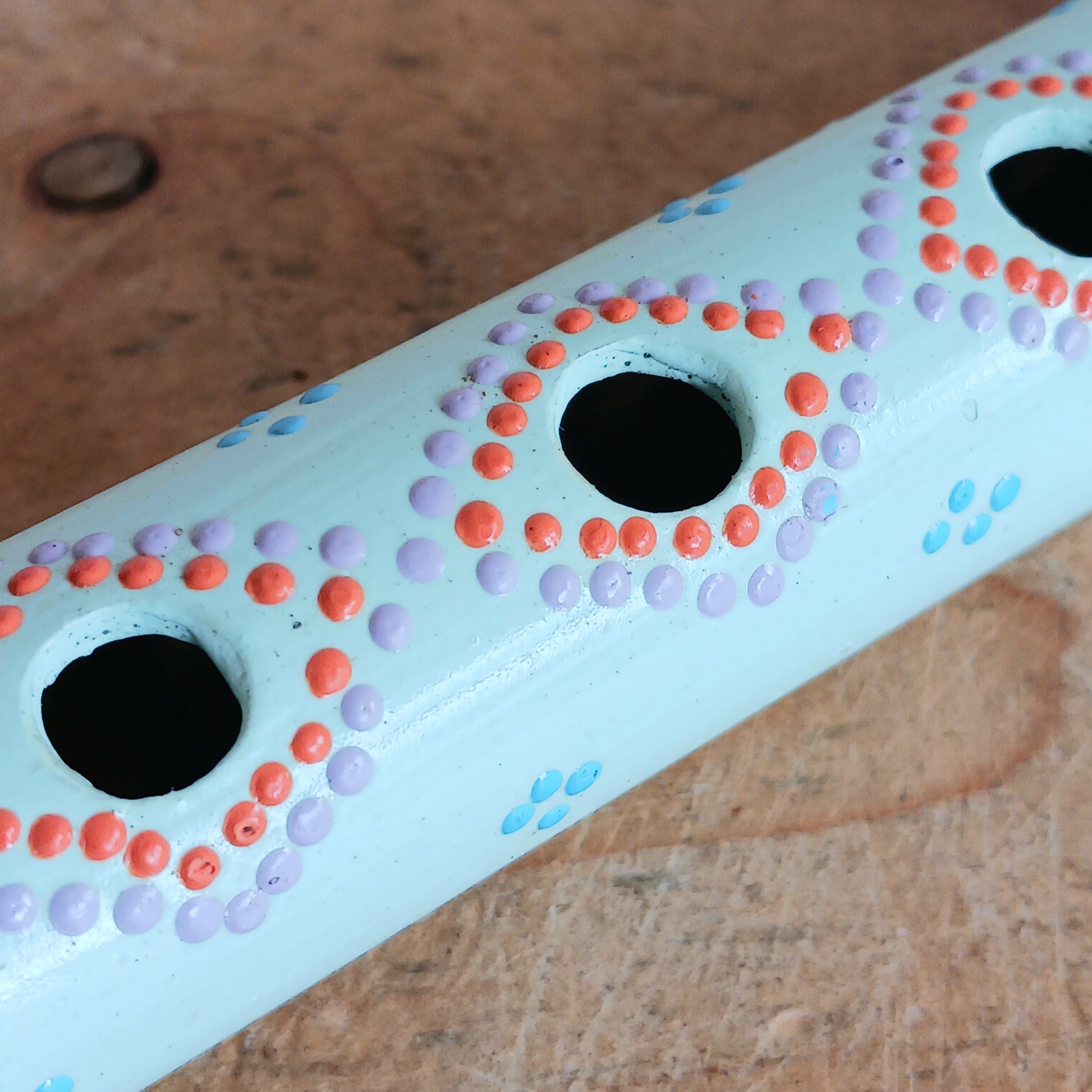 Introduce your little ones to the joy of music with these handcrafted pastel bamboo flutes. Available in three pretty colours, these fair trade instruments are an affordable and eco-friendly way to spark creativity, encourage musical play, and provide a delightful alternative to screen time. Each flute is carefully made from natural bamboo and hand-painted by skilled artisans, making every piece unique. Perfect as a gift or as a fun addition to your child’s toy collection.