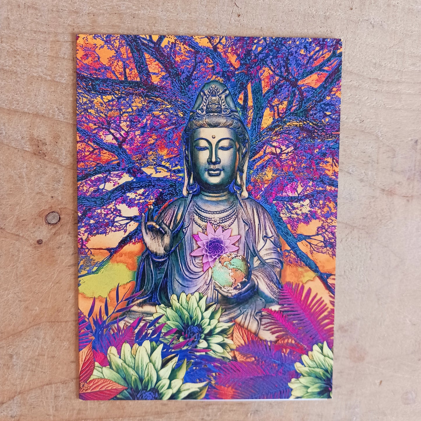 A lovely card to send to friends or family to send them healing and positive thoughts to help recovery.