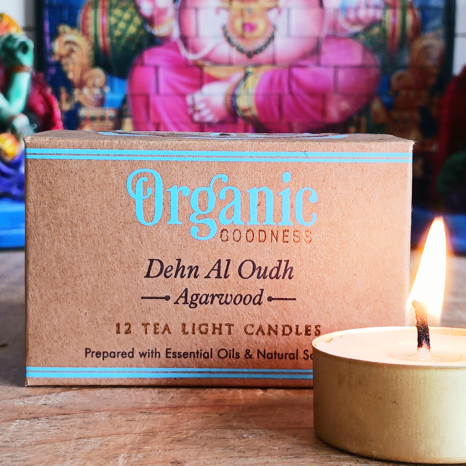 These organic tealight candles are lovingly hand-poured, using natural soy wax. Soy wax is a renewable resource that's not only toxin free but has a long burn time. The lead-free cotton wicks add to their eco-friendly composition. Gently infused with the exquisite fragrance of natural Agarwood and Oud essential oil, these candles are sure to brighten up your spirits.