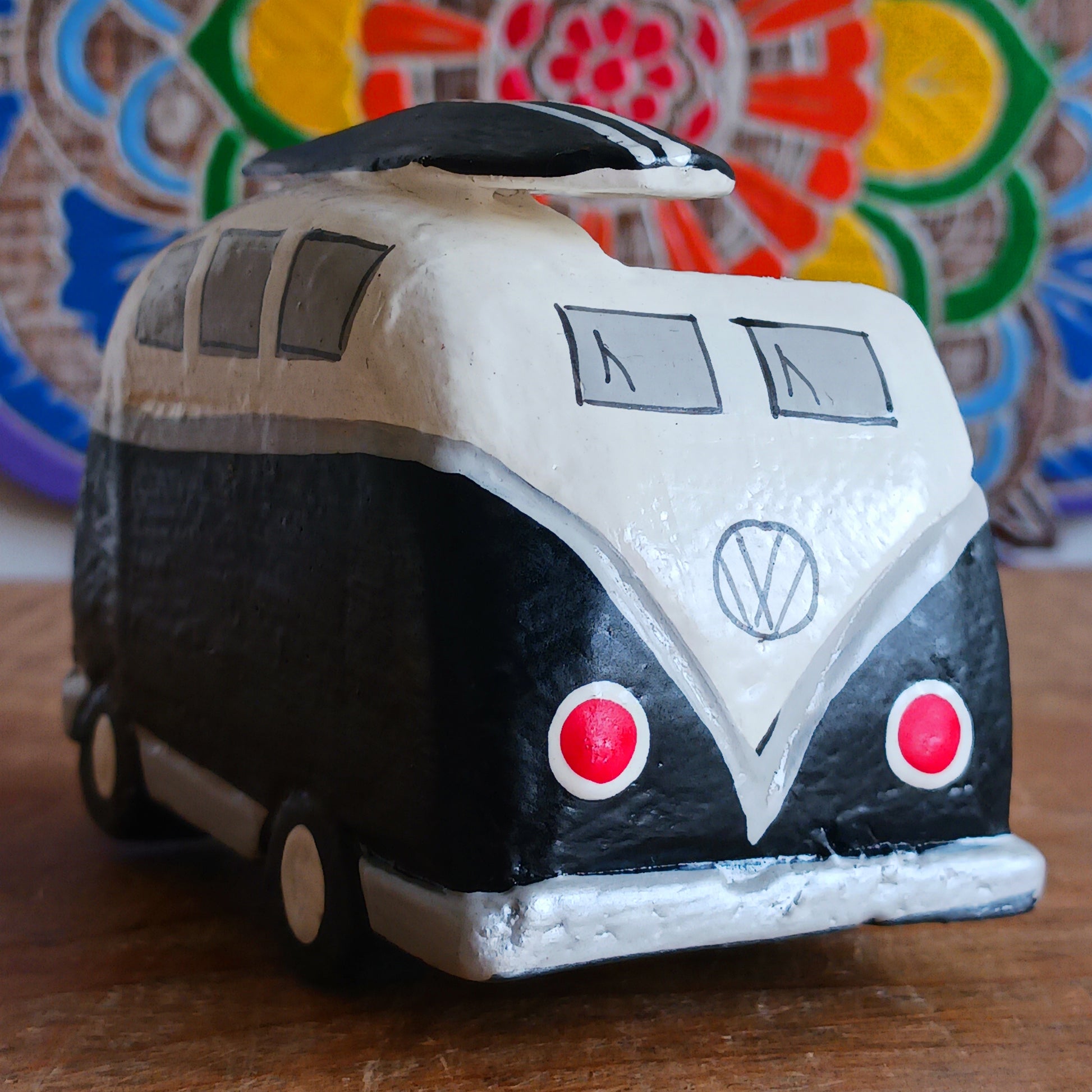 Bring the feeling of endless summer into your space with this cute black and white Camper & Surfboard Perpetual Calendar. Featuring a retro-inspired camper with a surfboard on top, this design captures the spirit of freedom, adventure, and life on the open road.