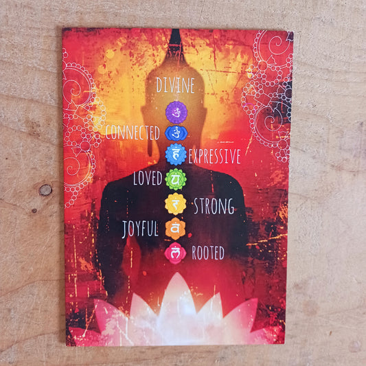 Lovely, strong encouragement card that comes with an illustrated envelope. Each card also has faint artwork inside.