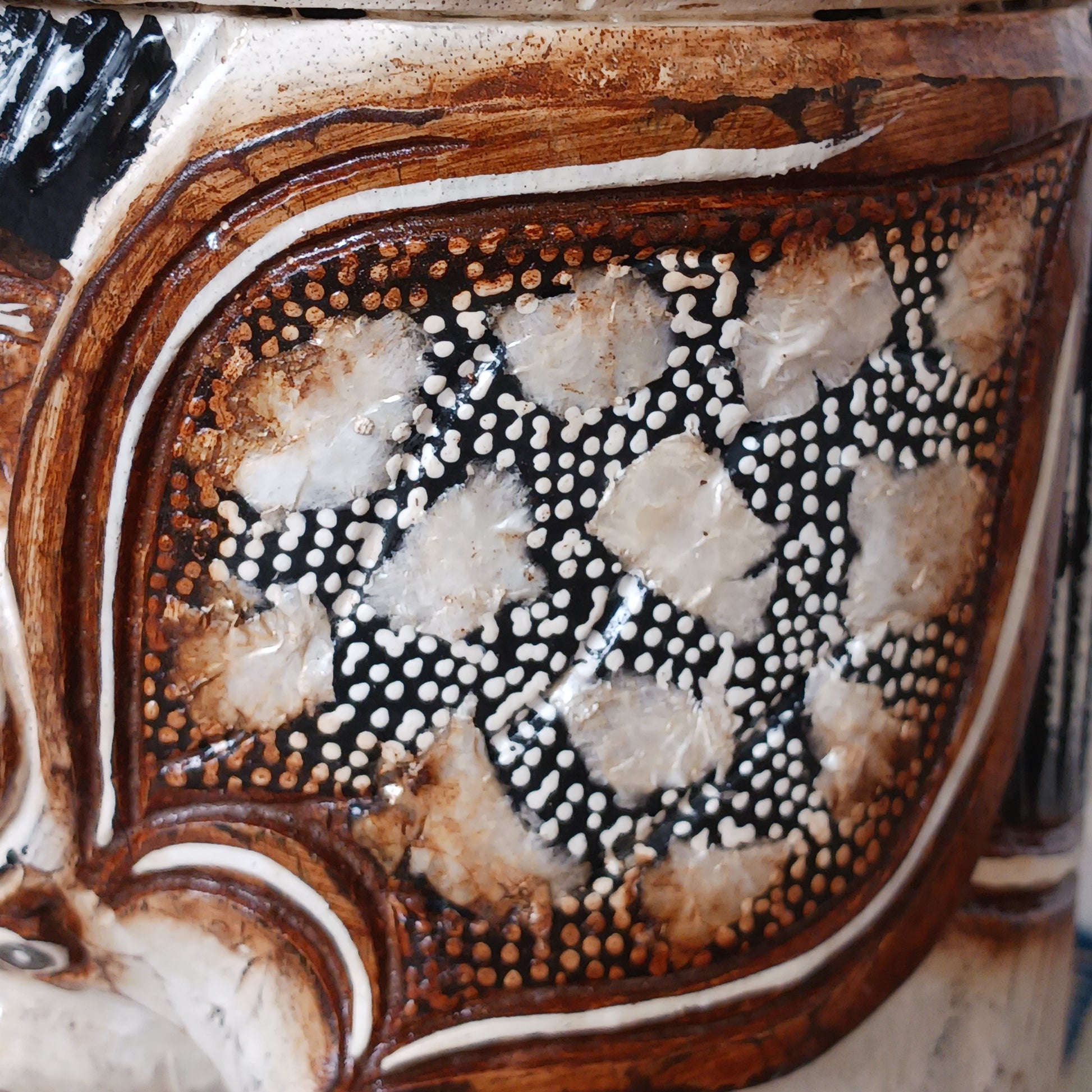 Hand carved from ableisa wood, this stunning elephant makes a great side table, coffee table. plant table or stool. This beautiful elephant piece is handmade and painted by artisans who have strong roots in storytelling and artwork that spans generations - this elephant is the perfect example!