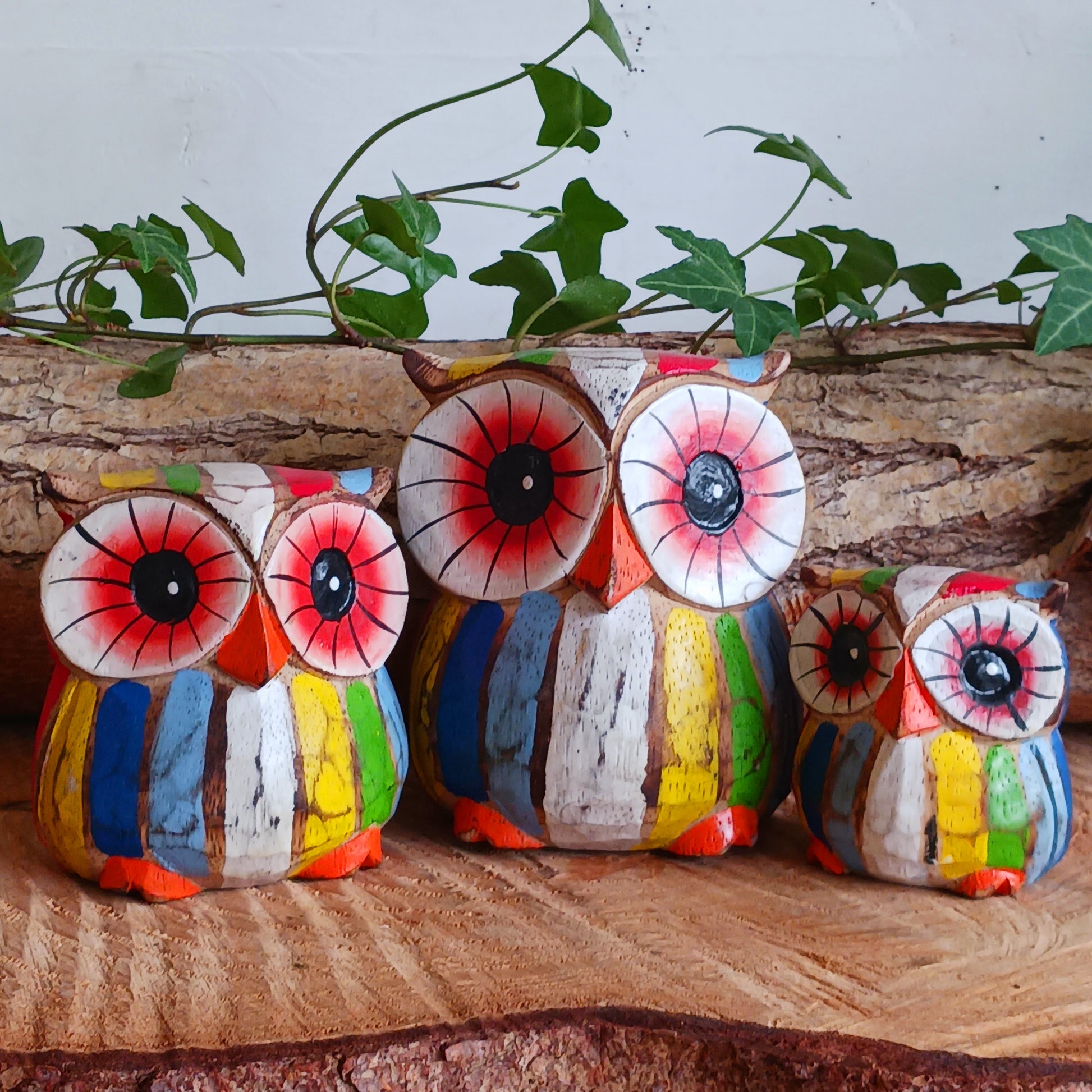 Add a pop of colour to your home décor with these beautiful Rainbow Owls. These vibrant and quirky owl figurines instantly brighten any room with their playful charm. Perfect for owl lovers or anyone looking to inject a touch of fun into their space, each figurine is designed to bring joy, character, and a rainbow of colours into your home. 