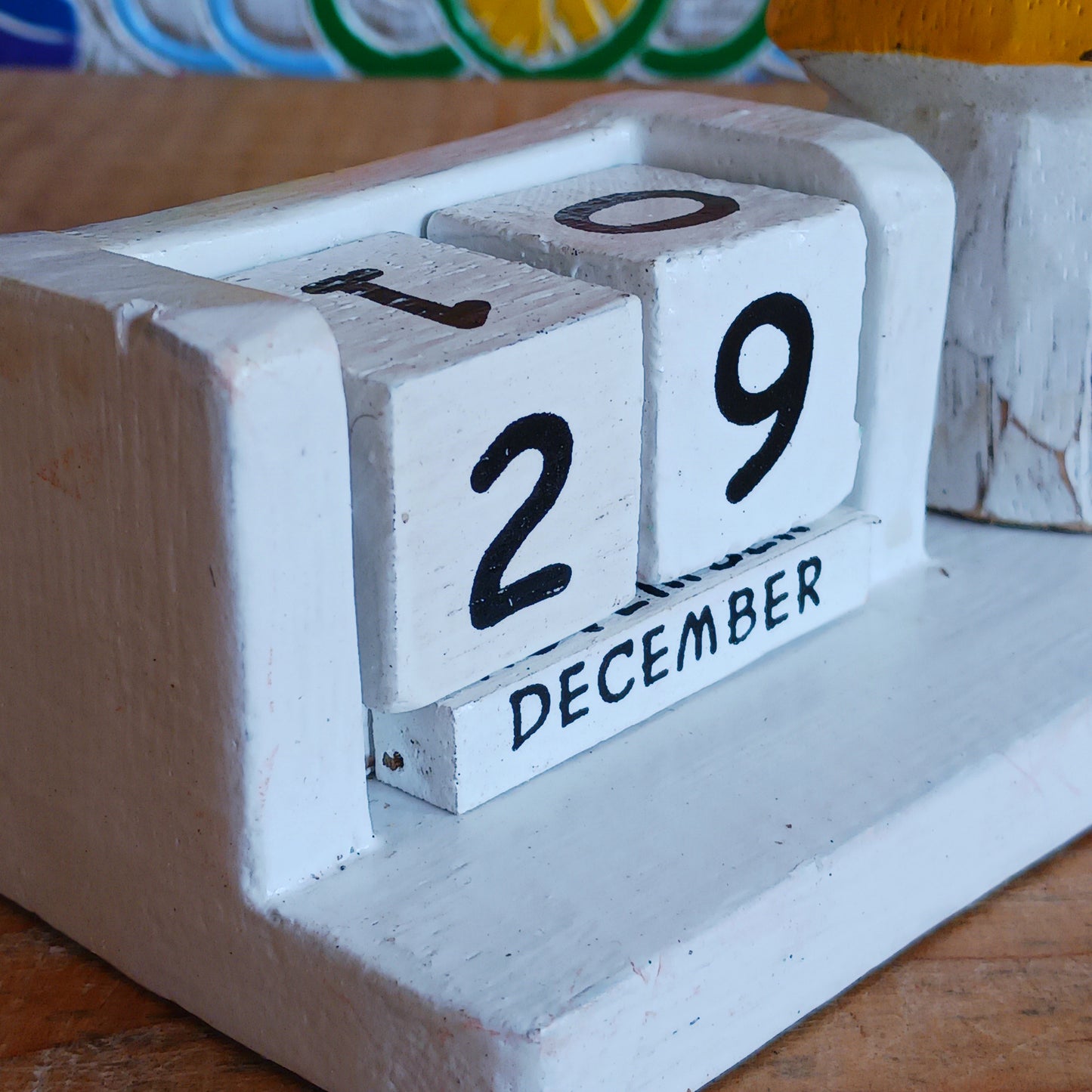 Bring a sprinkle of magic to your everyday routine with the Mushroom House Wooden Calendar. Crafted from lightweight, durable wood, this enchanting piece combines functionality with fairy-tale charm. Each day, simply rotate the wooden blocks to keep track of the date—no need for replacements, making it a timeless addition to your home or office.
