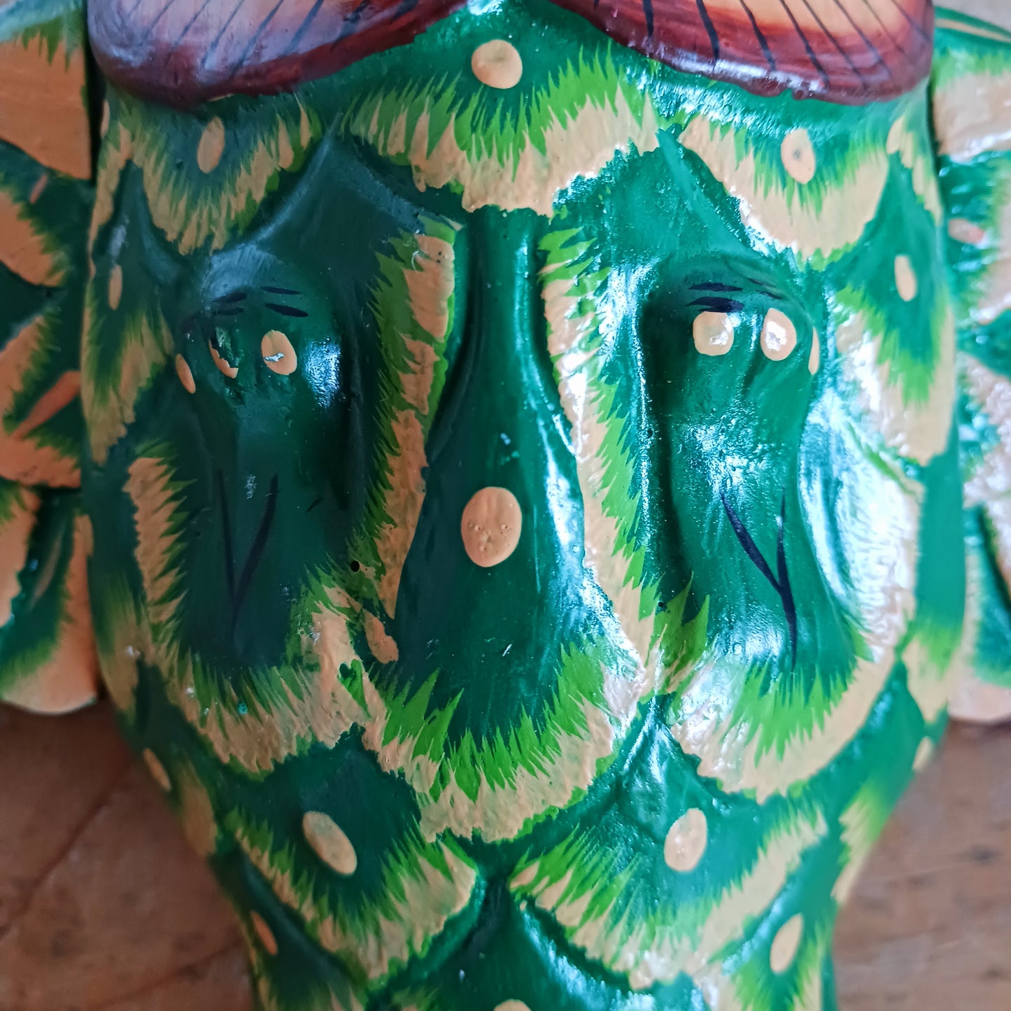 Bring a sense of peace and wonder to your space with this Hand-Carved Wooden Flying Owl Mobile. Each piece is lovingly crafted from natural wood, featuring a beautifully detailed owl with outstretched wings in graceful flight. Suspended from a delicate string, the owl moves gently with the breeze, creating a calming, soothing motion.