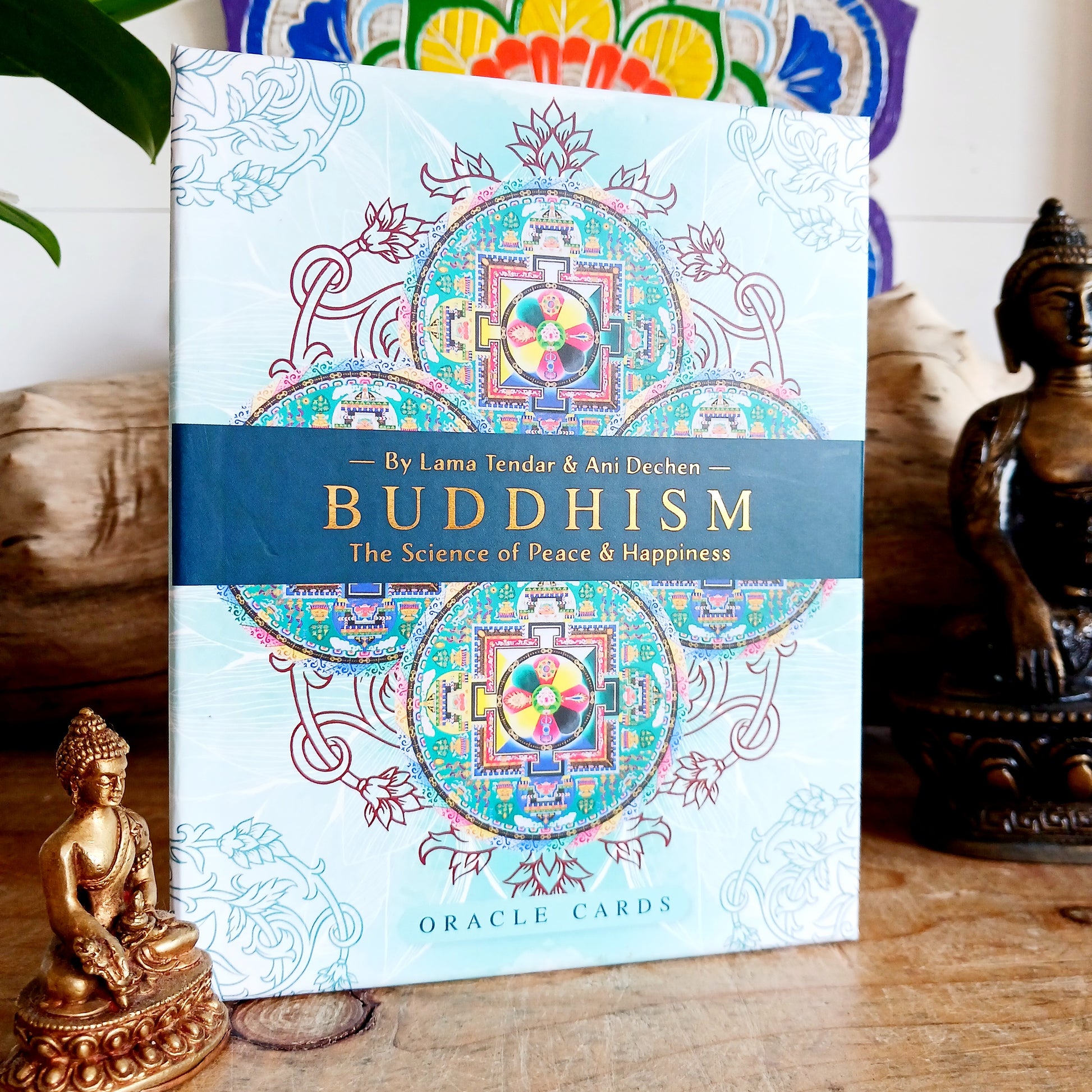 Welcome to a realm of tranquility and insight, as you explore the timeless wisdom of Tibetan Buddhism. Immerse yourself in a 52-card deck and a full-colour guidebook containing the secrets of inner peace and boundless happiness. Crafted by a revered Buddhist lama and nun, this unique deck offers a no-nonsense, scientific approach to meeting life’s challenges with compassion and clarity.
