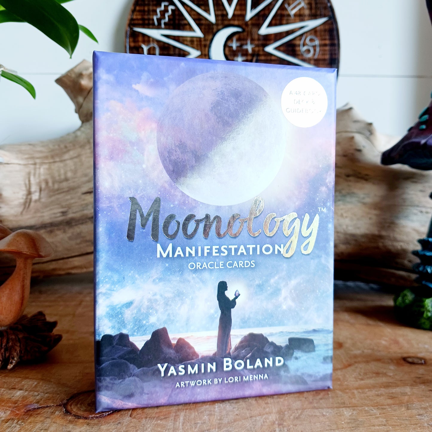 The Moon has been our constant companion for millenia. She encourages us to seize opportunities opening up to us and helps us to release whatever is holding us back. Use these beautiful cosmic oracle cards to boost your manifesting powers and find out how to attract what you most desire in life.
