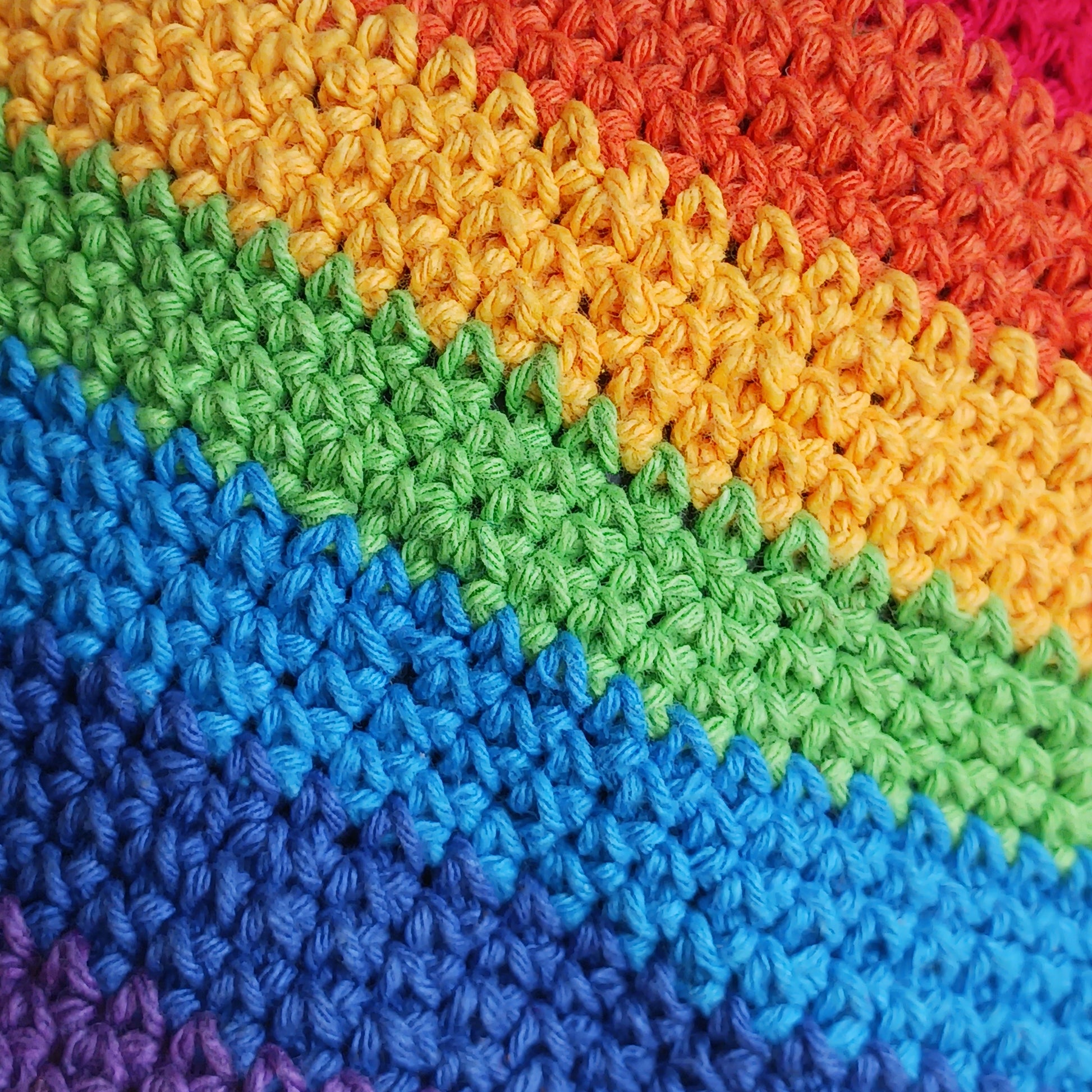 Brighten up your summer with this vibrant handmade crochet cotton sun hat! Featuring a stunning rainbow pattern, this unique hat is perfect for holidays, beach days, and festivals.