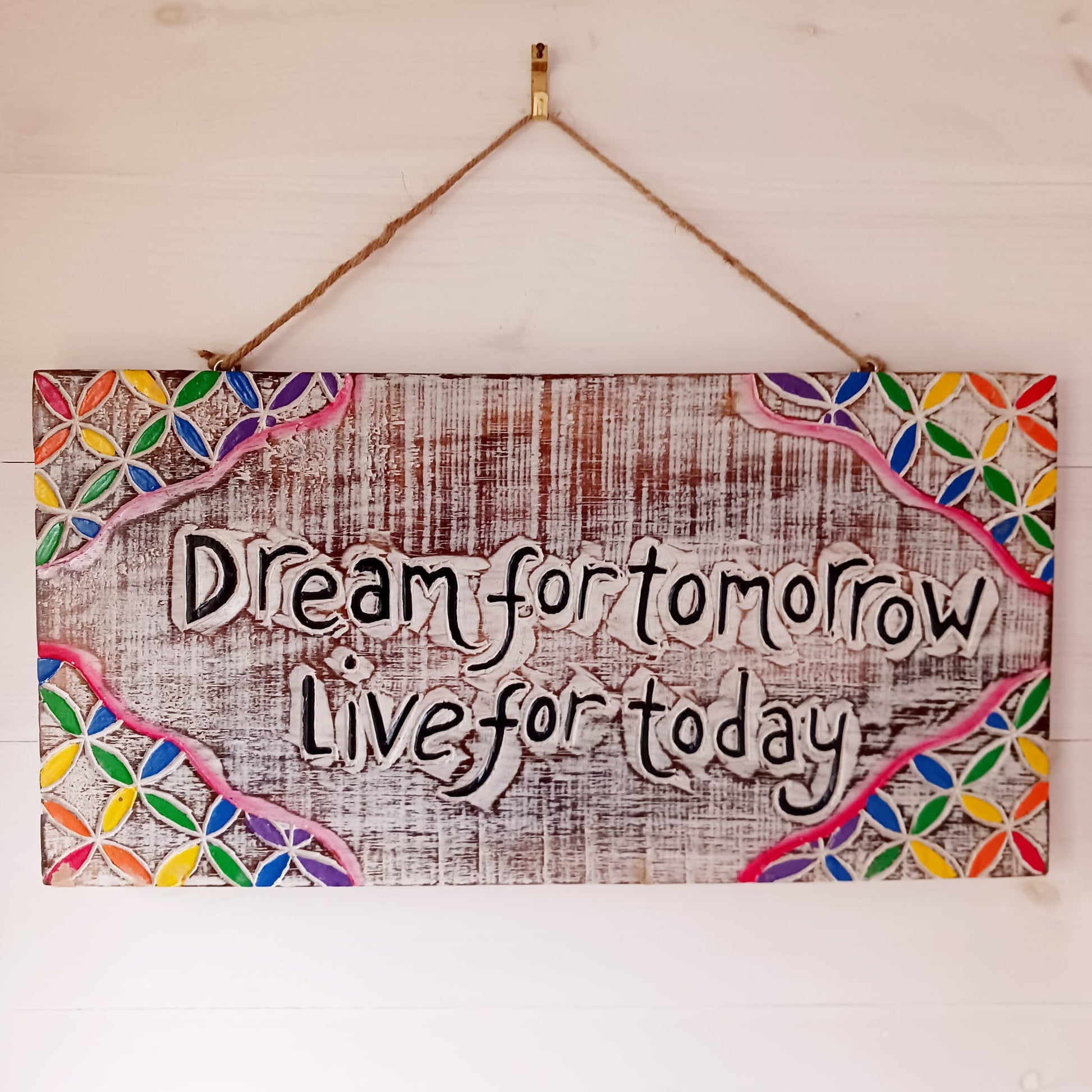 Dream for Tomorrow Plaque | Wooden Sign