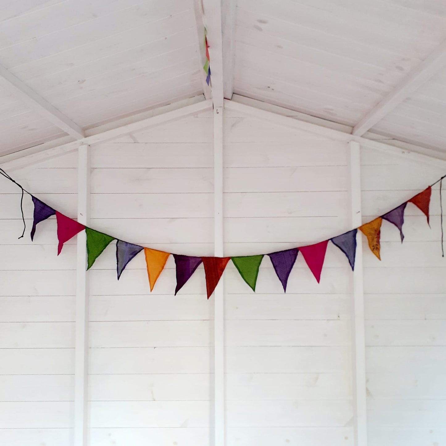 Recycled Sari Bunting