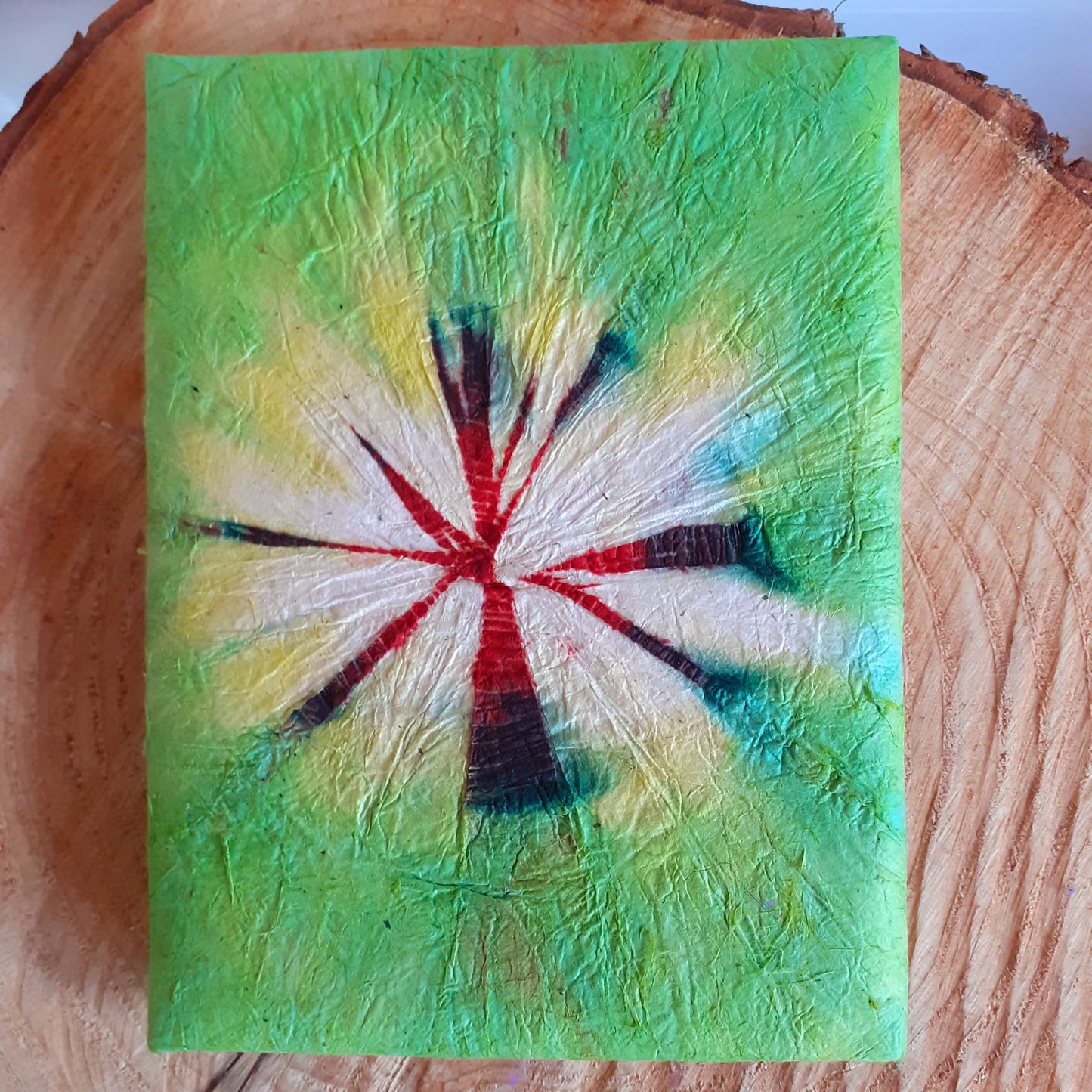 Tie Dye Lokta Eco Notebook | Fairtrade gifts from Buddhist Nepal