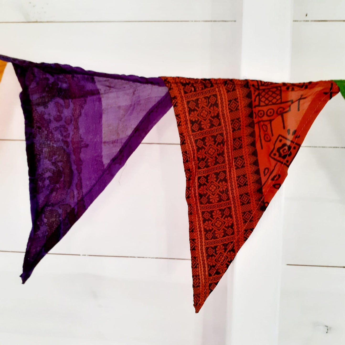 Recycled Sari Bunting