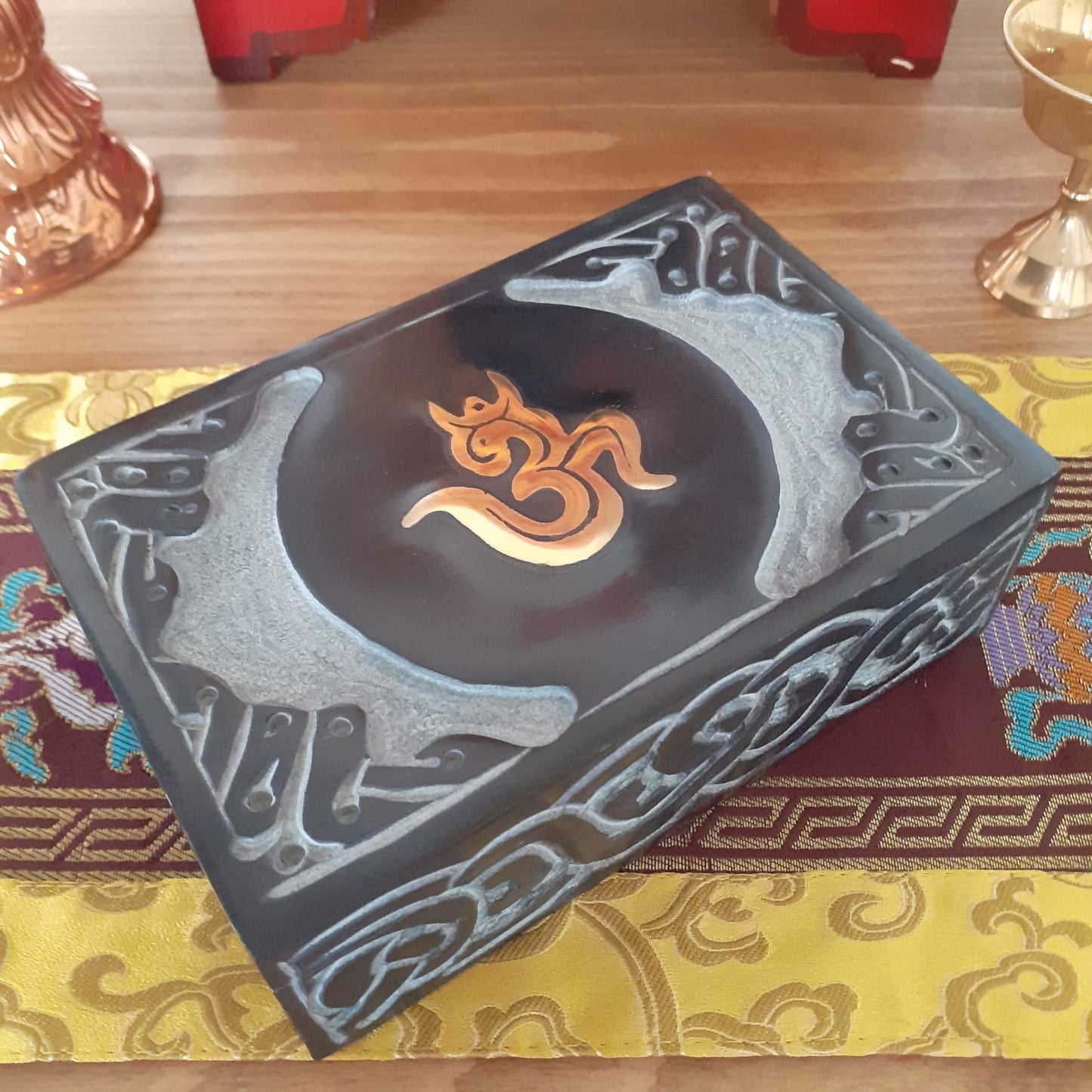 Om Trinket Box | Jewelry Box Soapstone