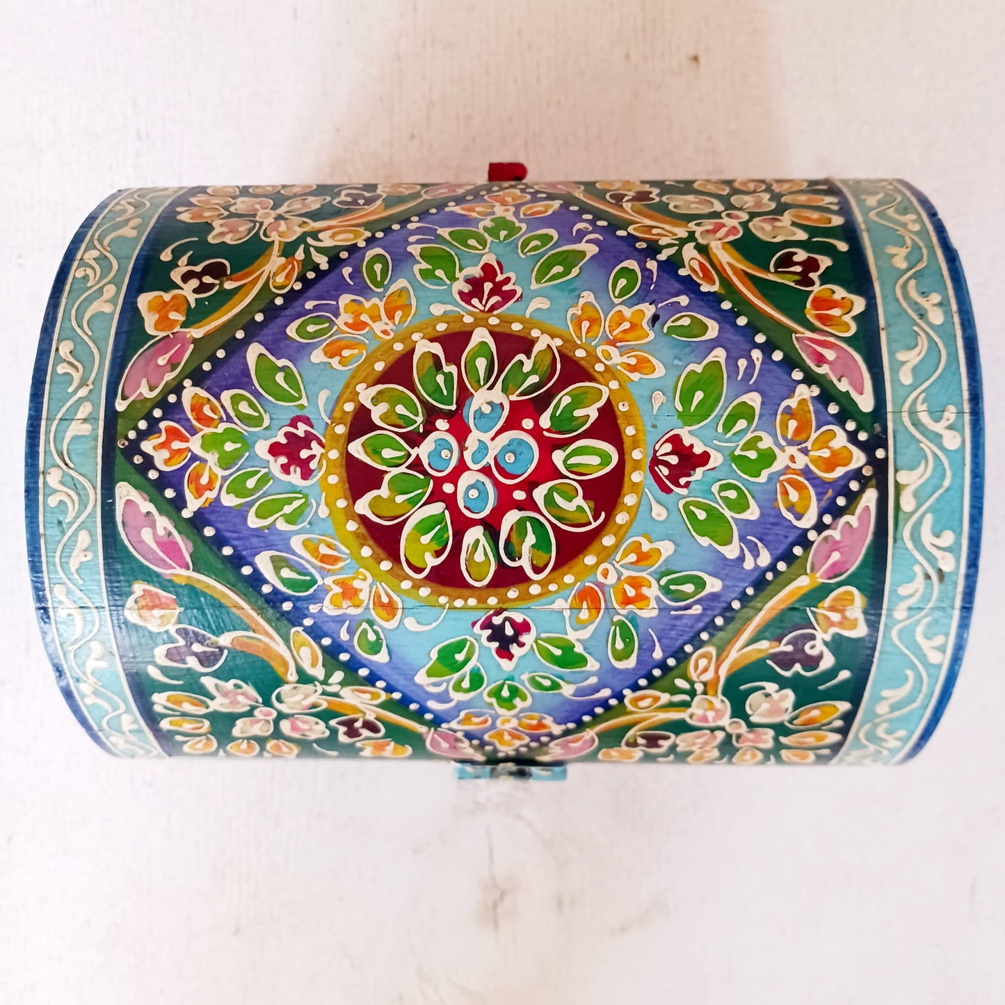 Hand painted Domed Jewellery Box | Trinket Box