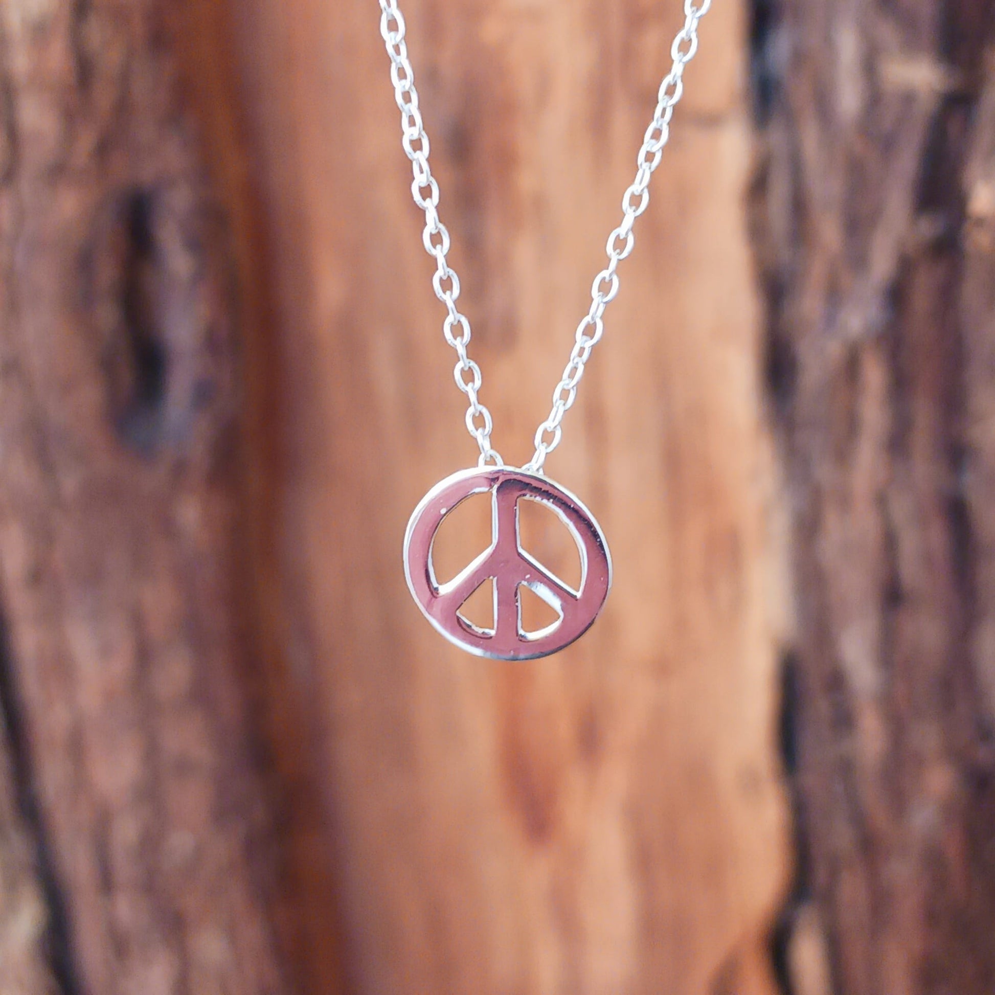 Peace Symbol Pendant Necklace