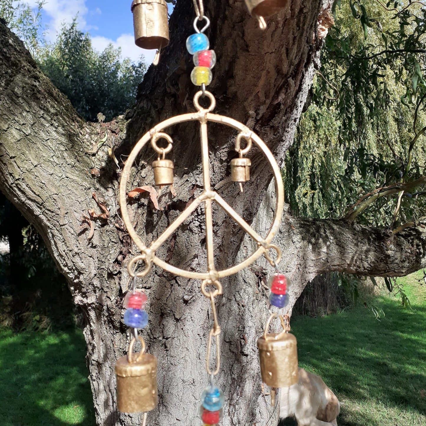 Peace symbol Indian Bell Windchime