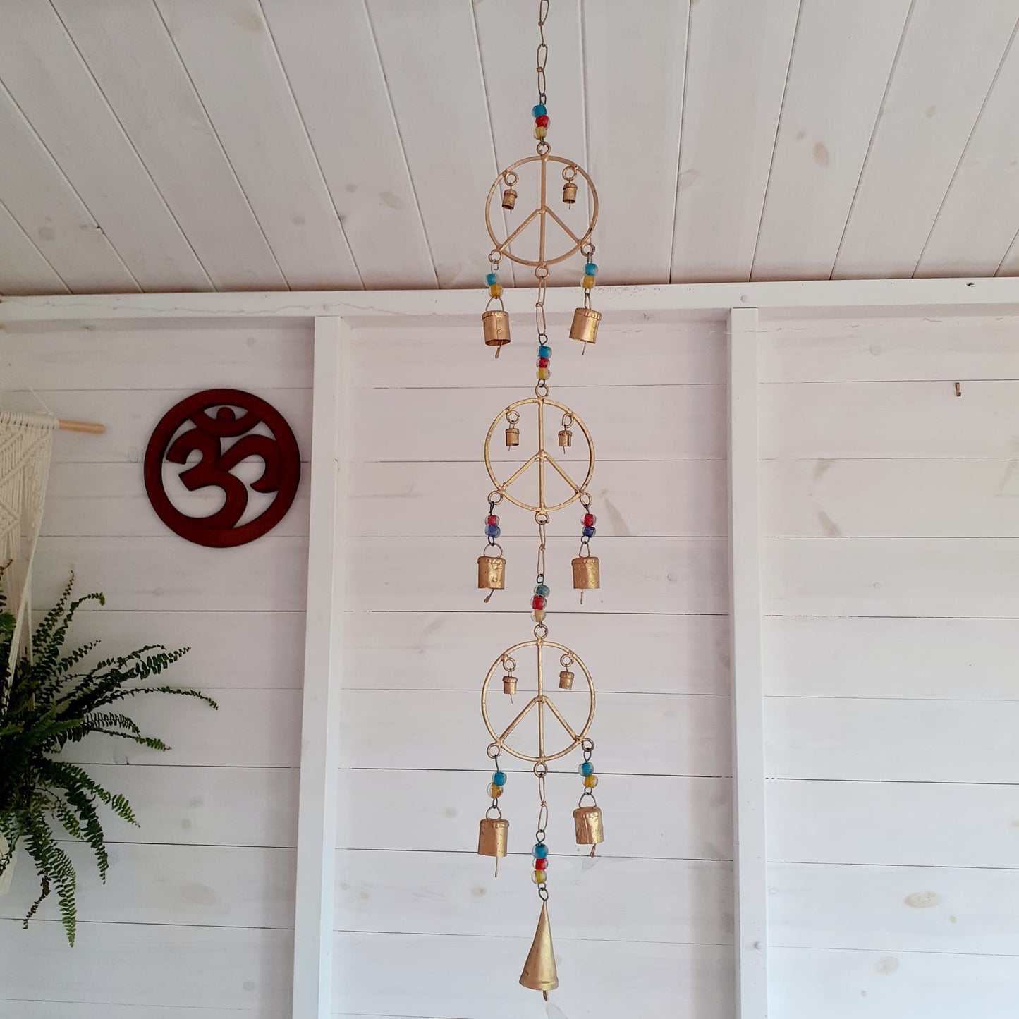 Peace symbol Indian Bell Windchime