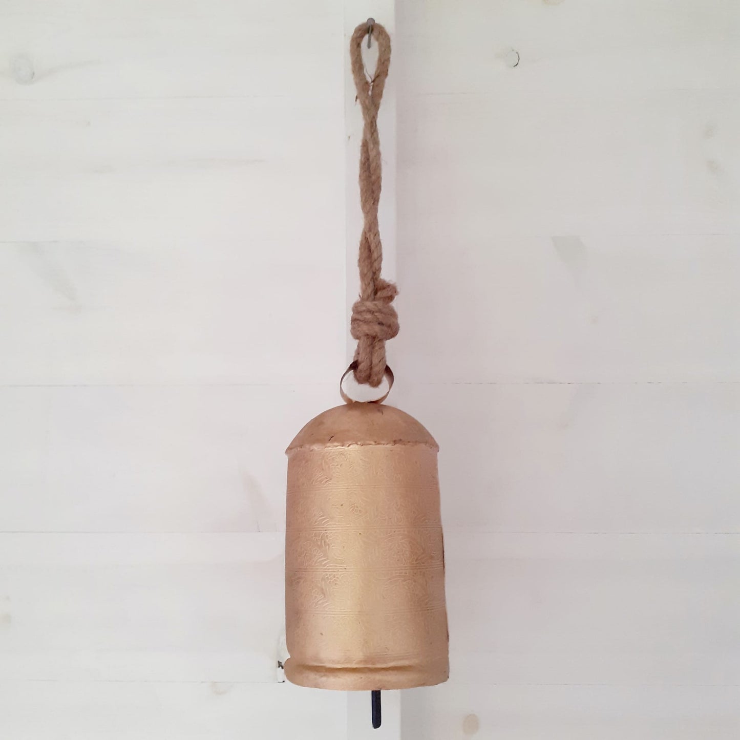 Large Engraved Rustic Cow Bell