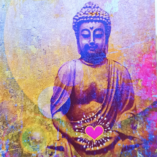 Buddha In Gratitude Thank you Card