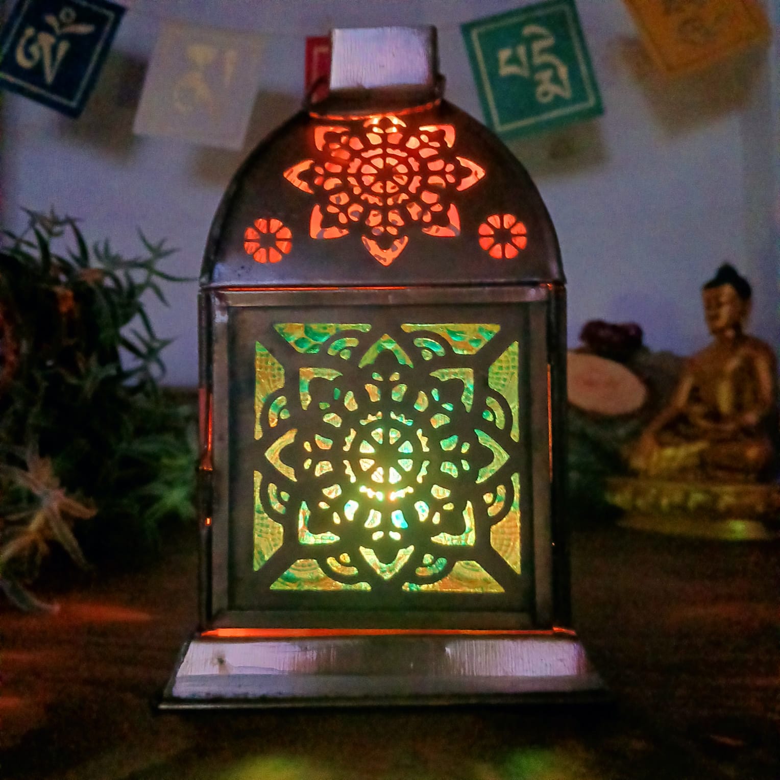 Atmospheric Mandala Lantern | Tealight Holder