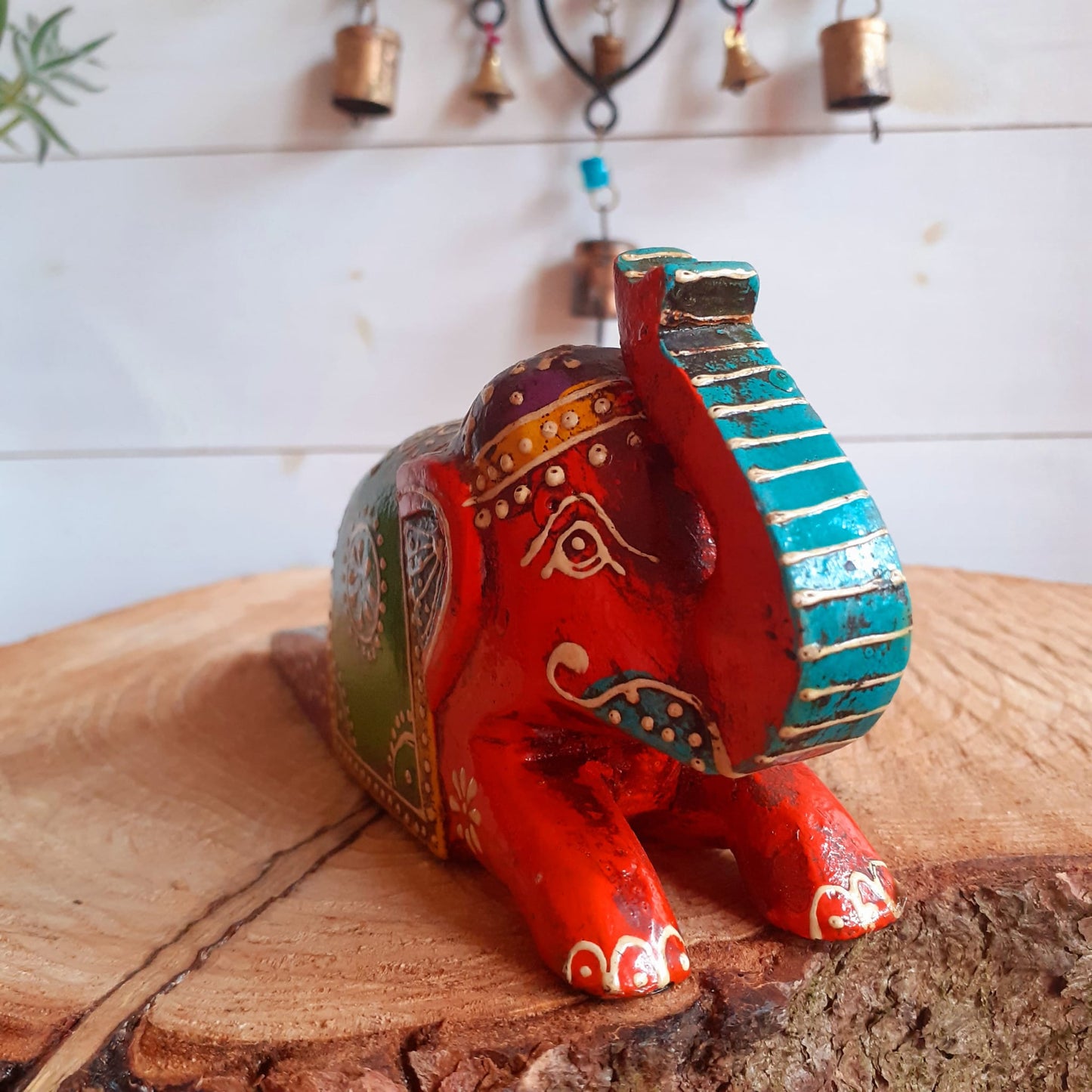 Hand Painted Elephant Door Stop