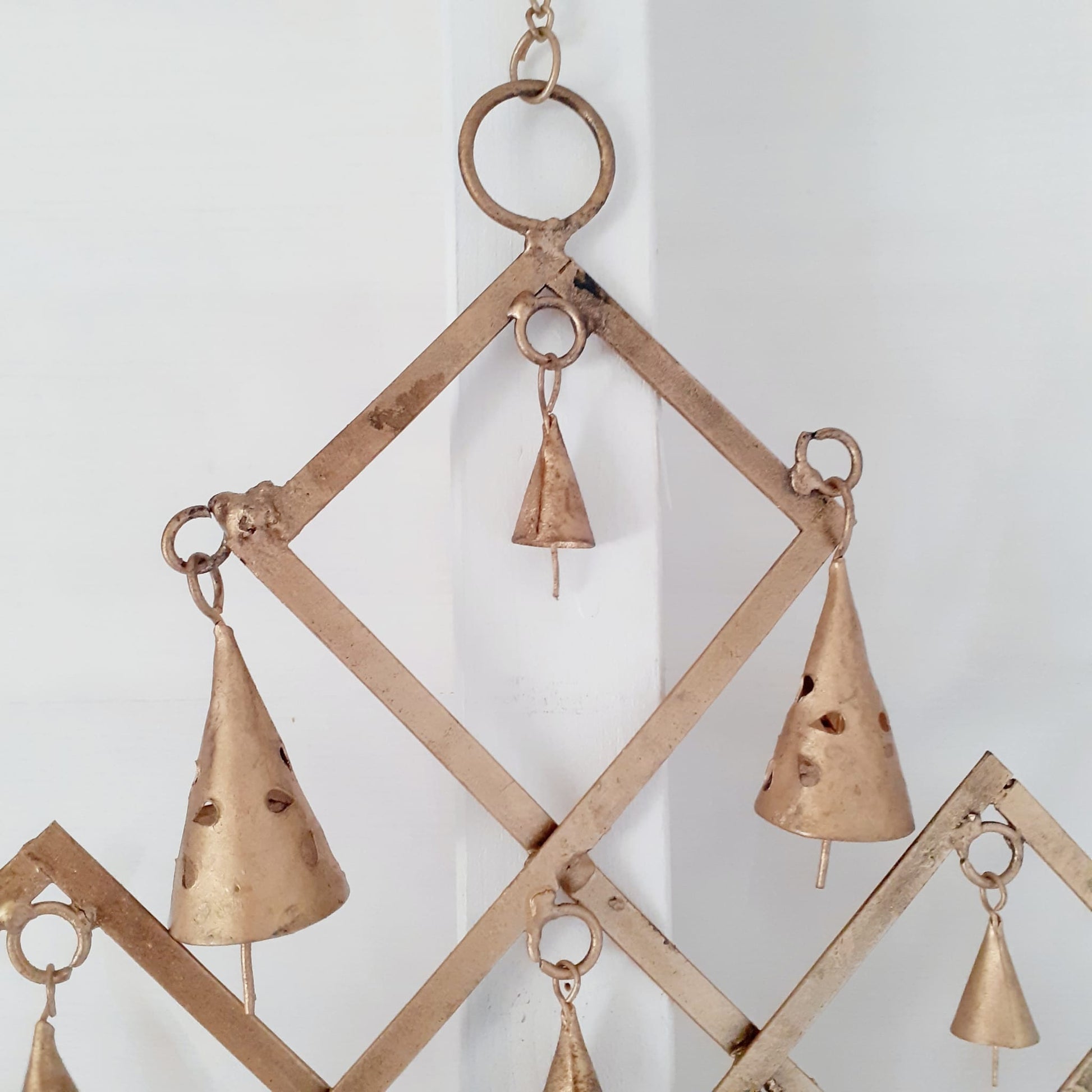 Endless Knot Windchime with Indian Bells