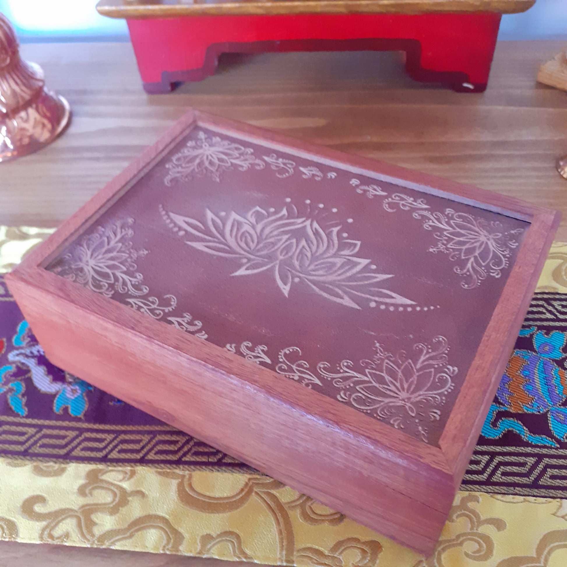 Lotus Flower Trinket Box | Jewelry Box