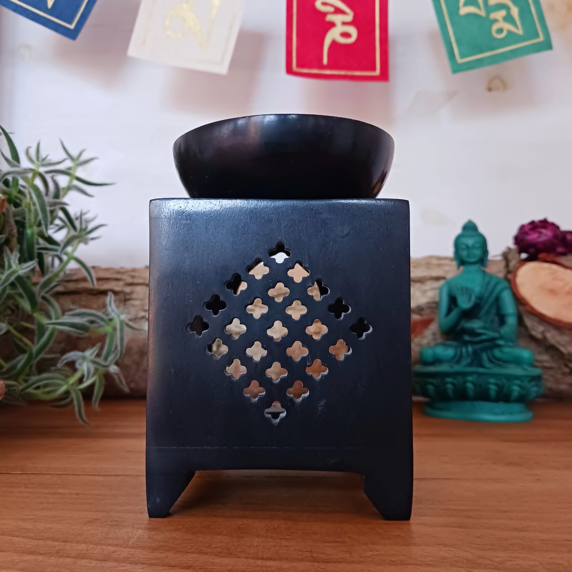 Buddha Soapstone Essential Oil Burner