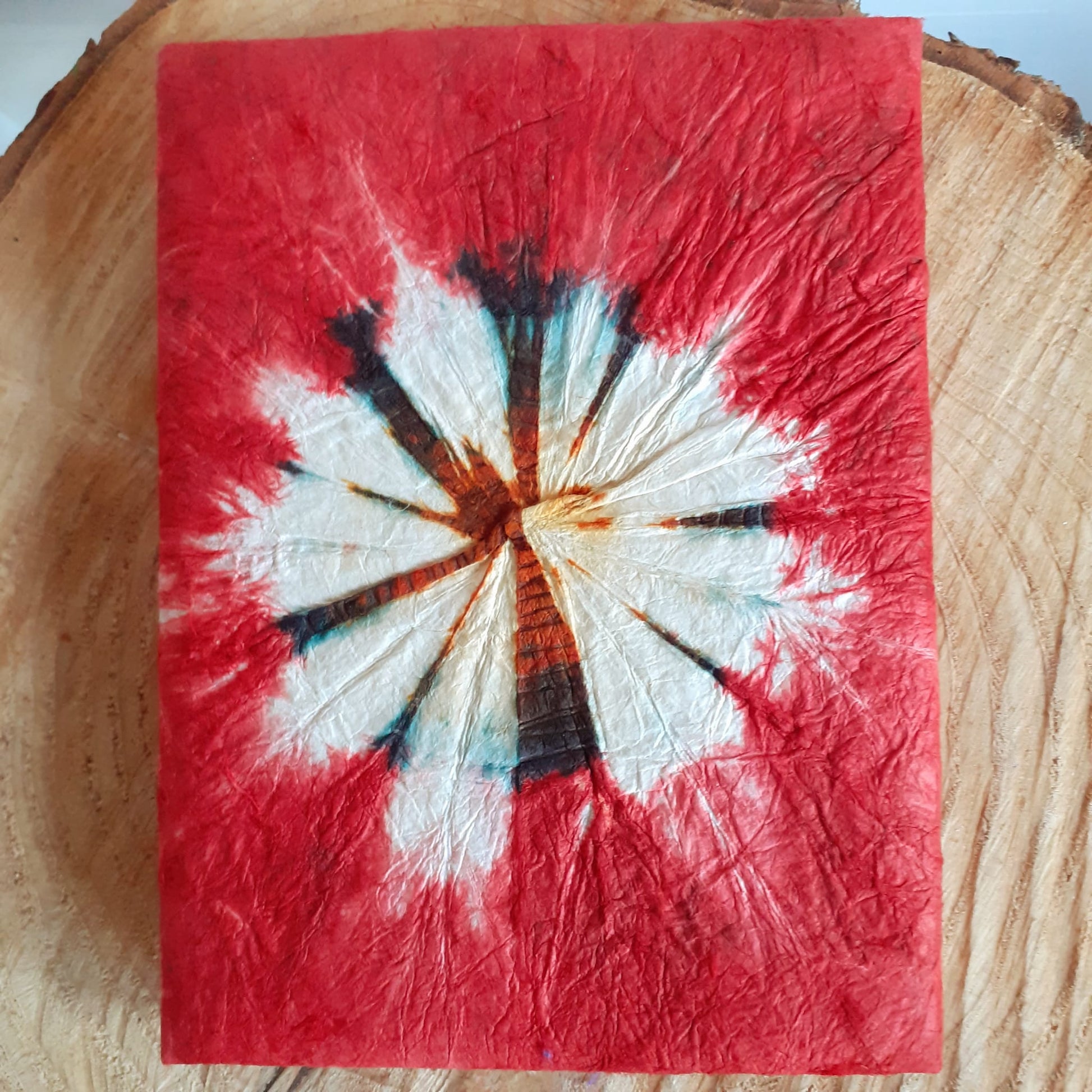 Tie Dye Lokta Eco Notebook | Fairtrade gifts from Buddhist Nepal