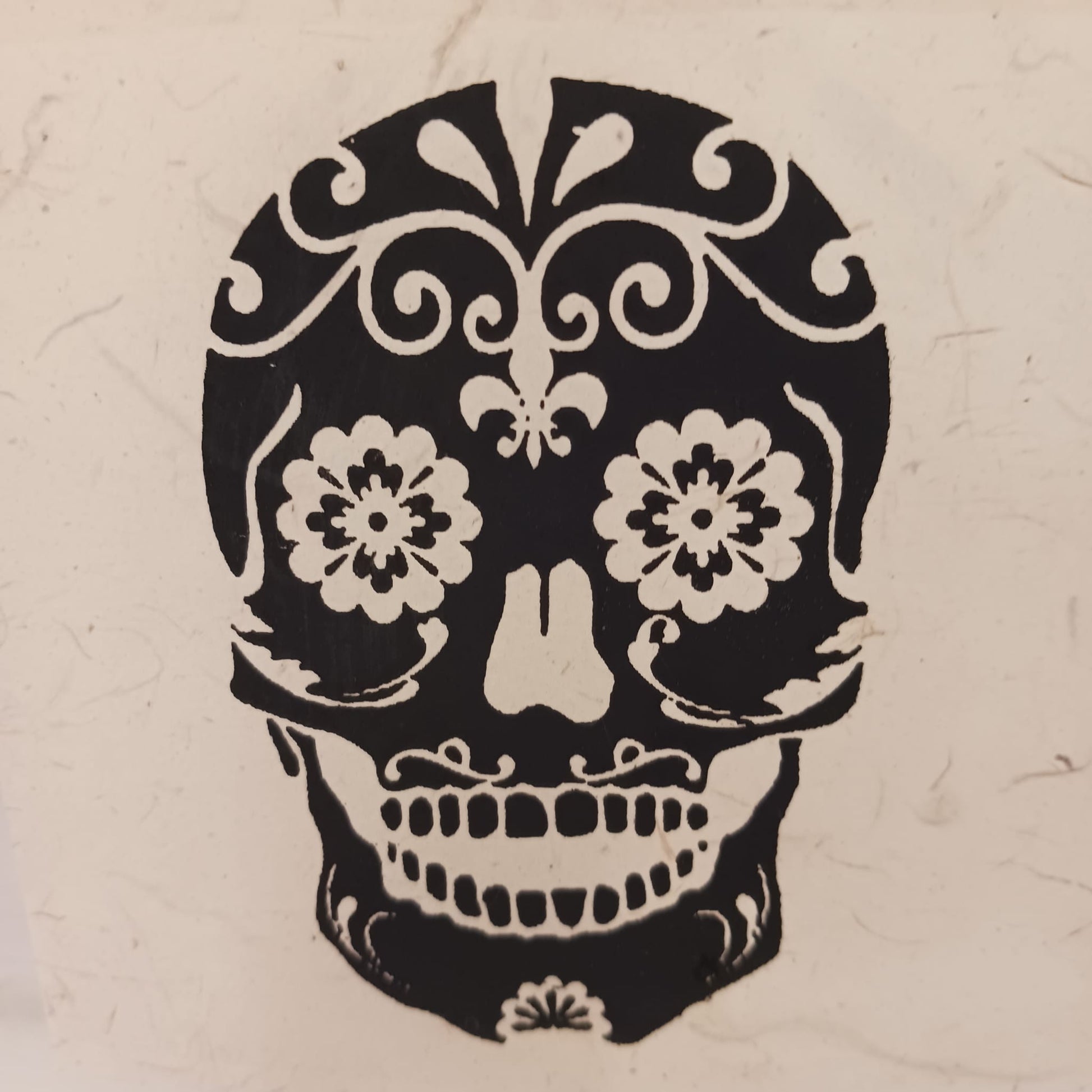 Day of the Dead Lokta Paper Flag | Mexican paper flags