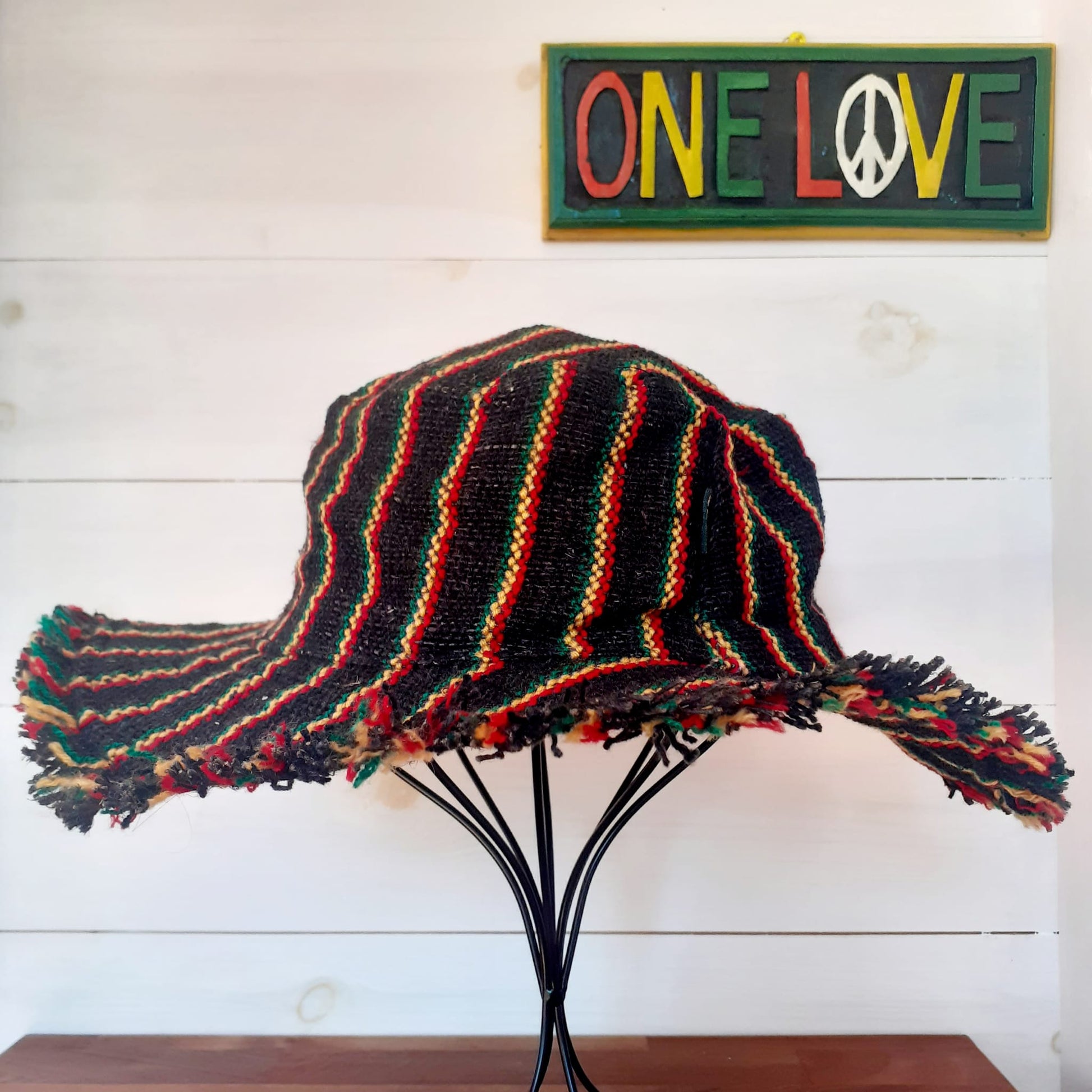 Rasta Hemp Festival Sun Hat | One Love Rasta Hat