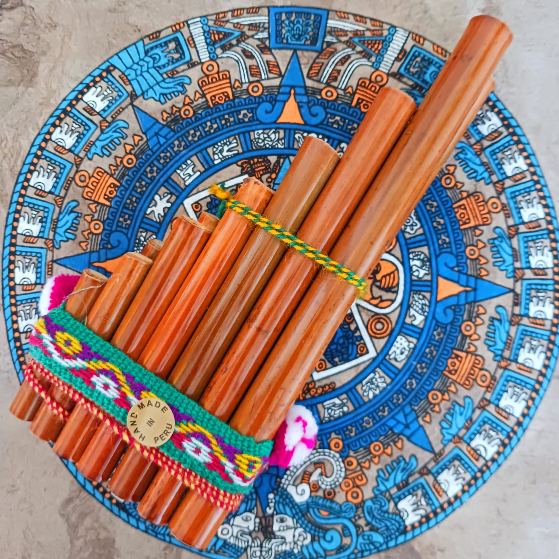 Peruvian Bamboo Pan Pipes | Small Zampona Peruvian Pan pipes UK seller