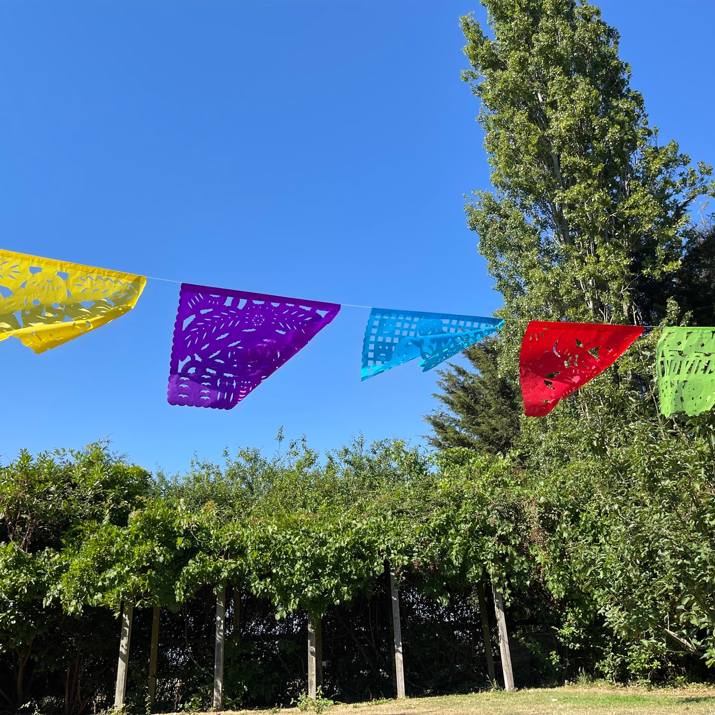 Papel Picado Dia De Muertos Bunting