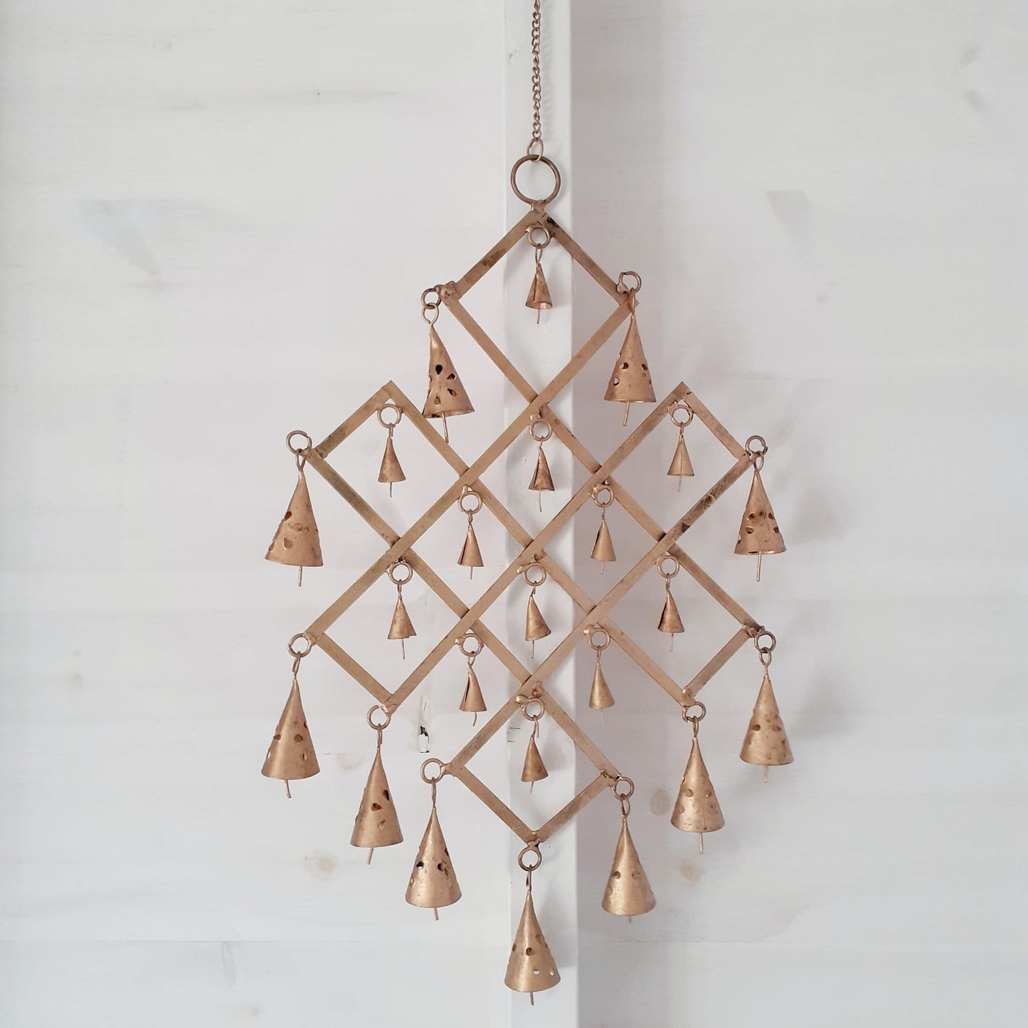 Endless Knot Windchime with Indian Bells