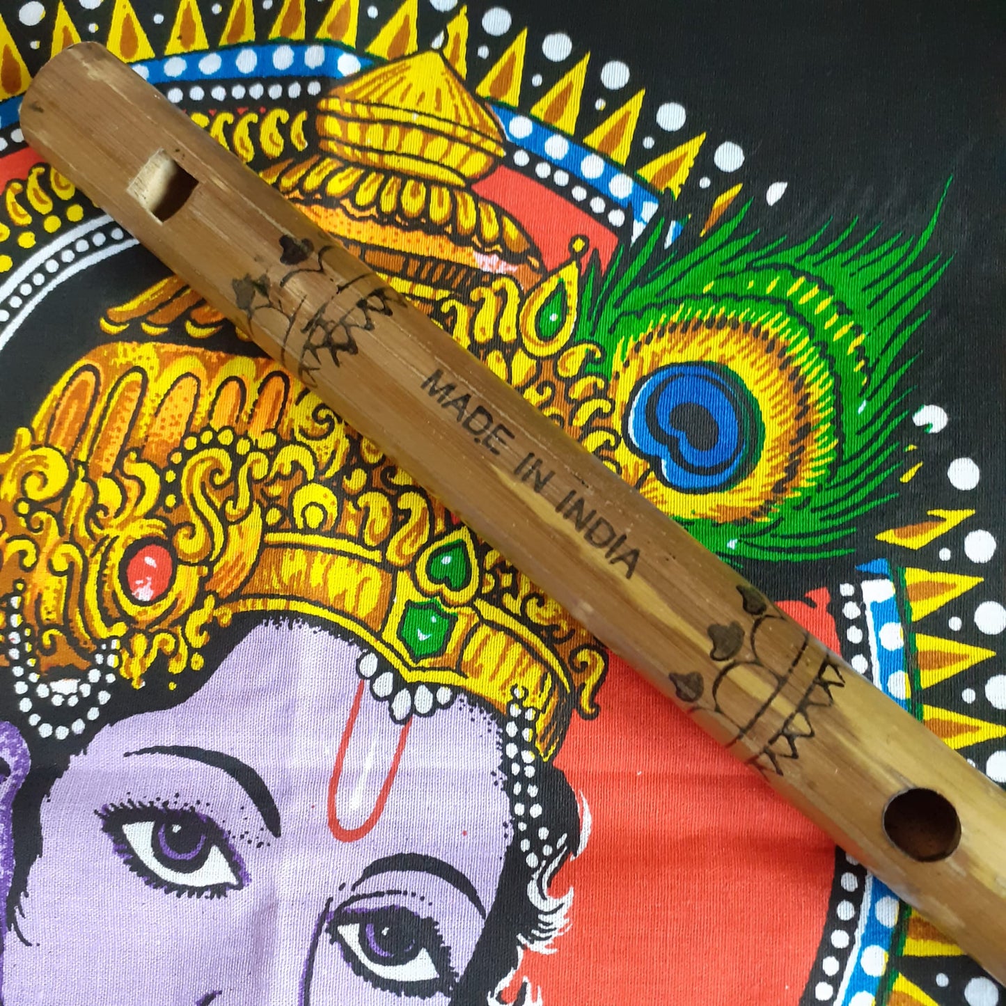 Wooden Instrumental Indian Flute