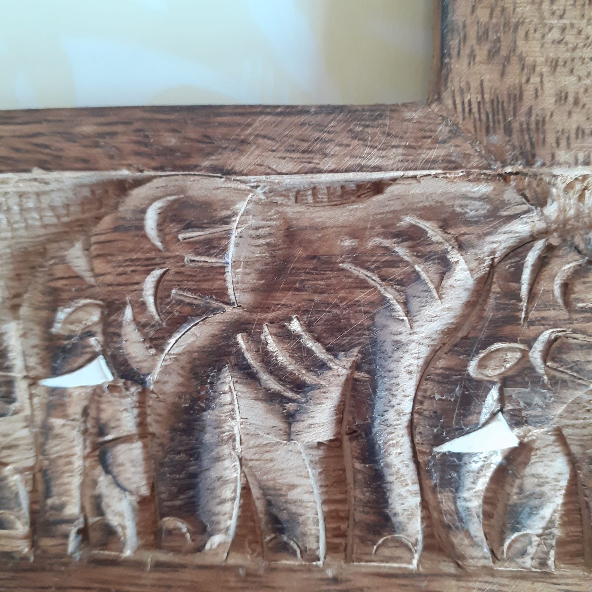 Elephant Mango Wood Photo Frame