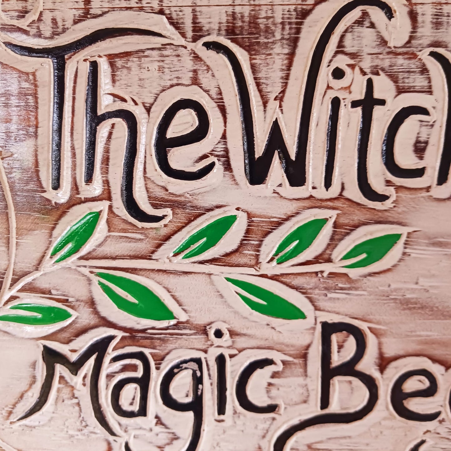 Witch's Garden Plaque | Witches garden wood sign