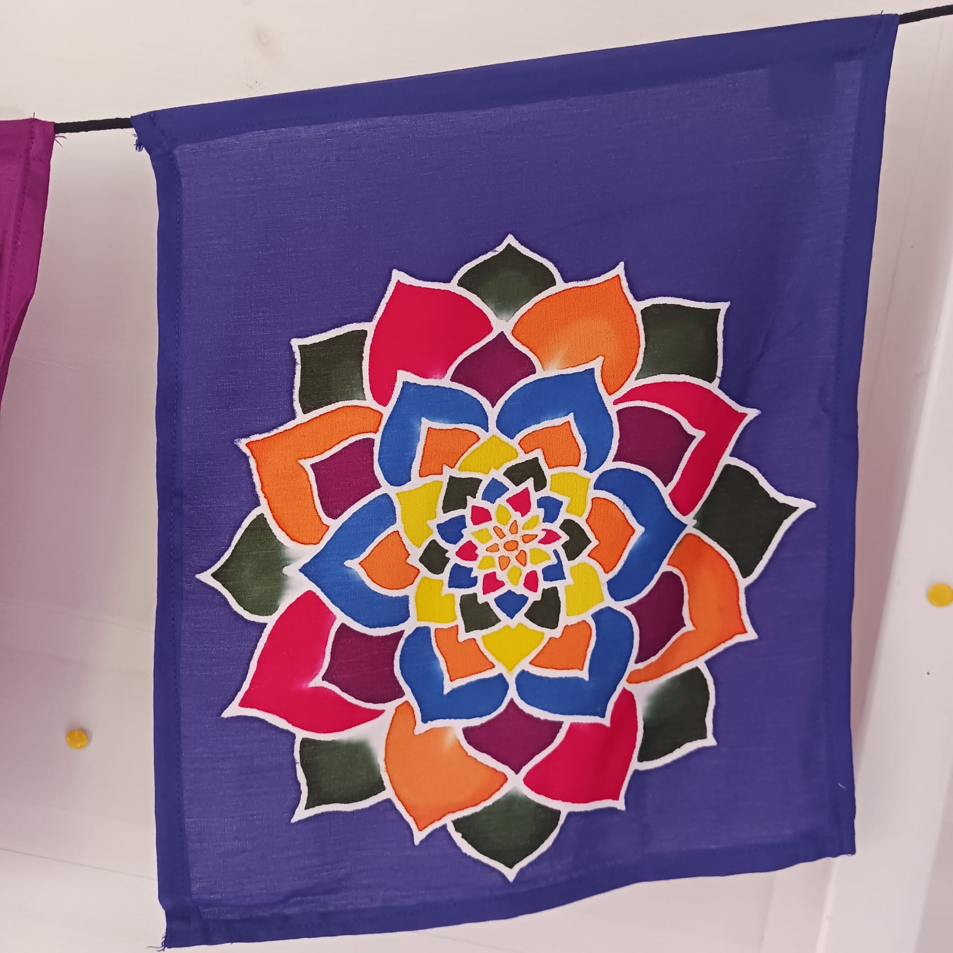 Large Chakra Prayer Flags | Rainbow Chakra Flags Yoga gifts & ideas