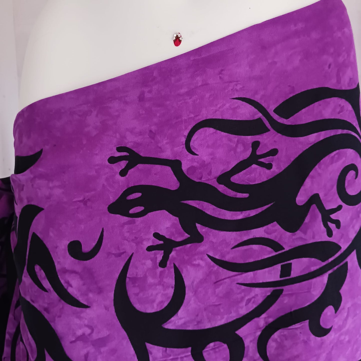 Celtic Sarong | Beach wrap Purple