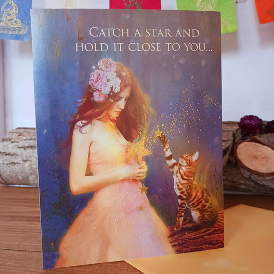 Catch a Star Greeting Card | Birthday