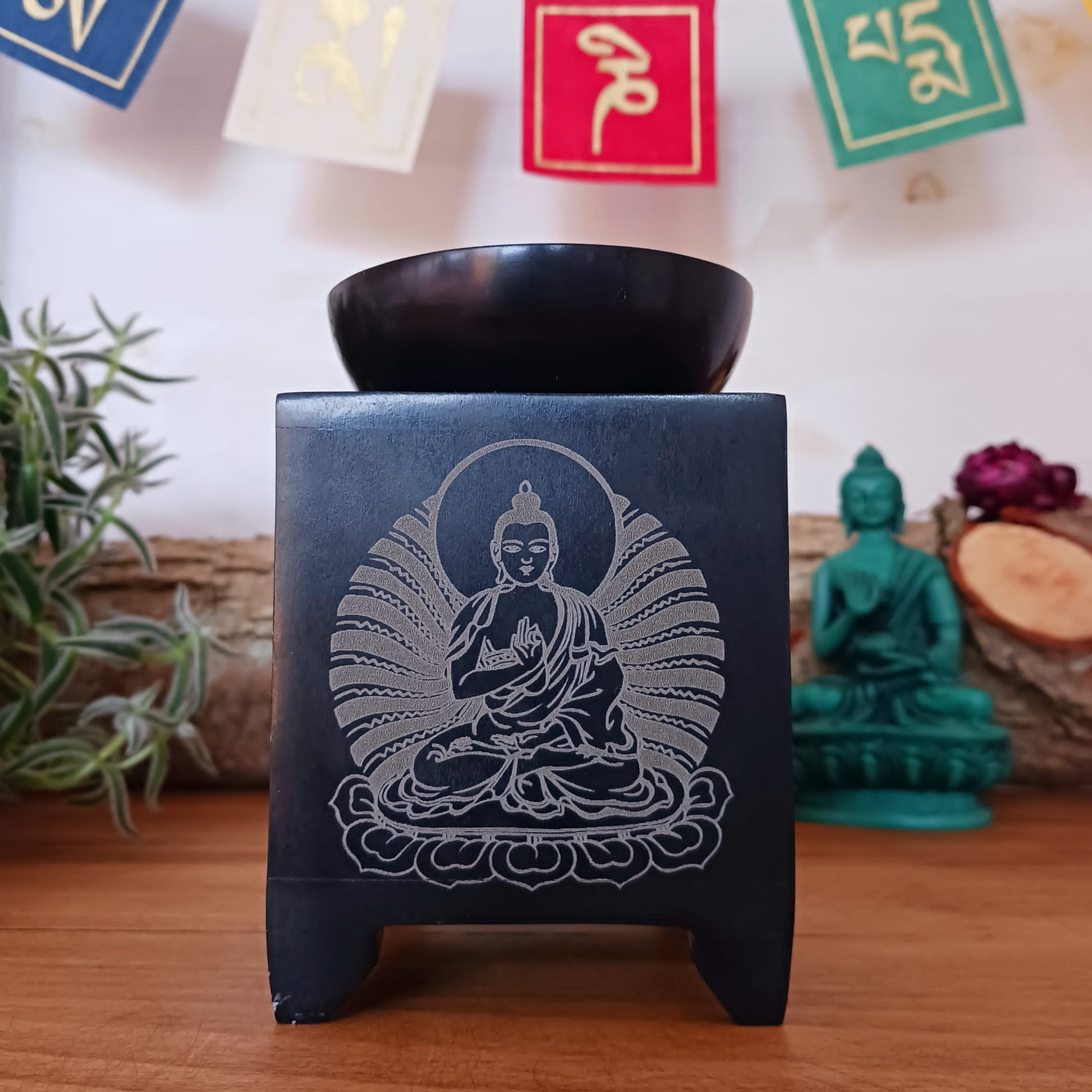 Buddha Soapstone Essential Oil Burner