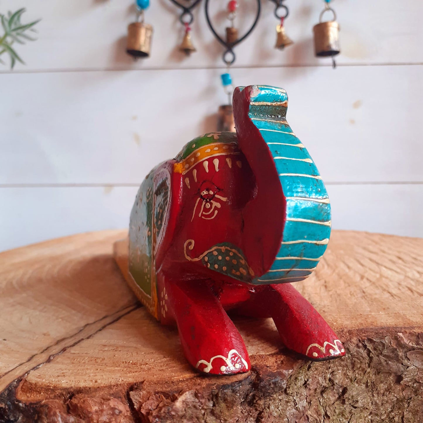 Hand Painted Elephant Door Stop