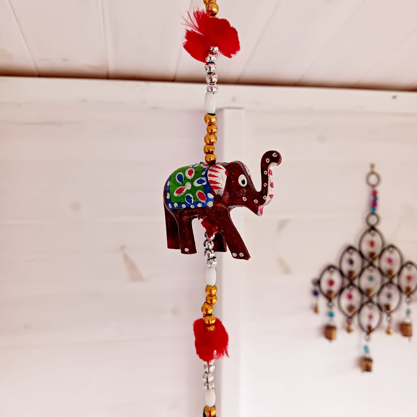 String Of Elephants with Indian Bell  Tota Bell