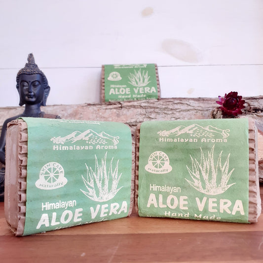 Natural Himalayan Aloe Vera Soap 100g bar